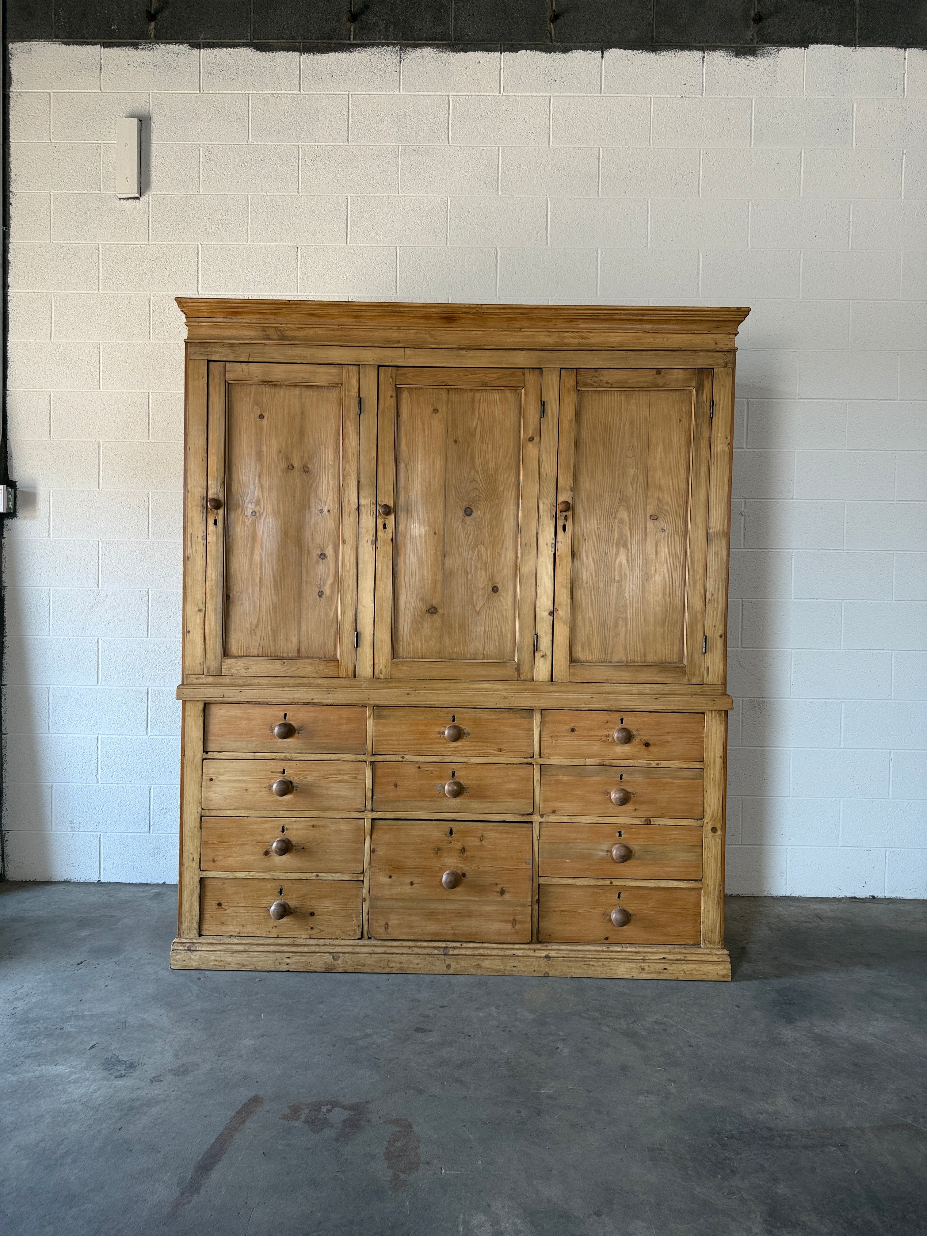 Victorian Pine Housekeepers Cupboard