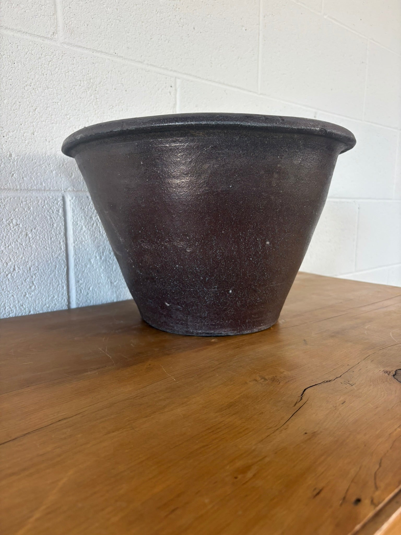 Large Antique Stoneware Bowl