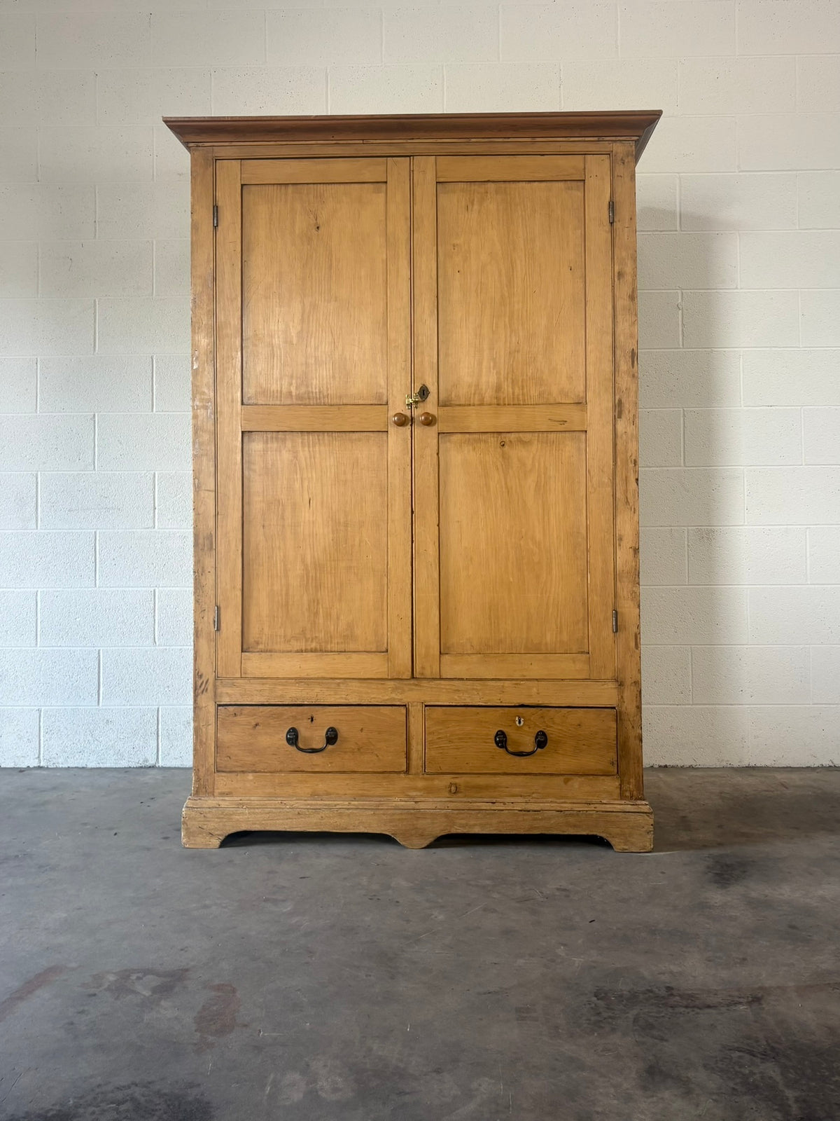 Victorian Pine Wardrobe