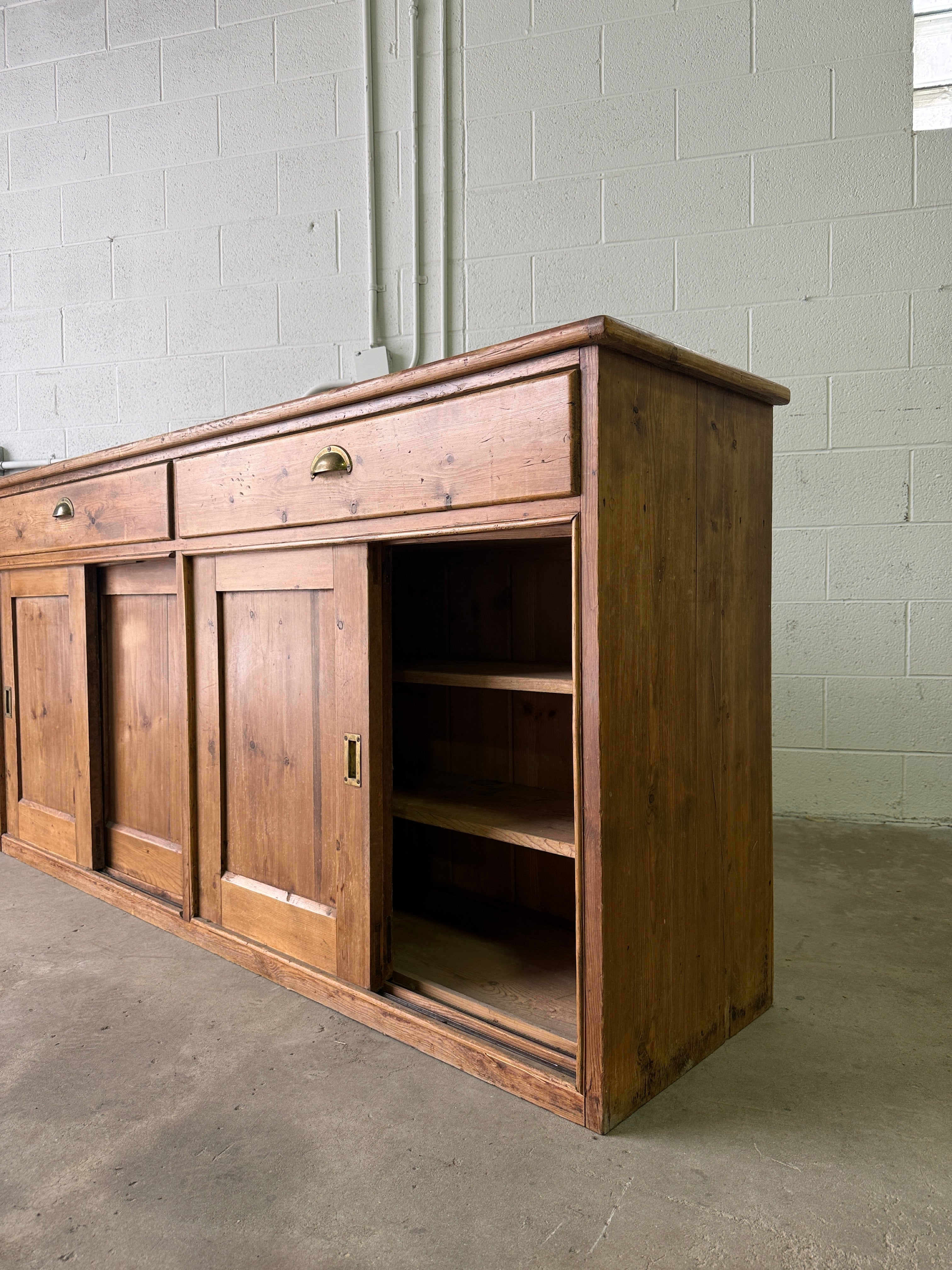 Gorgeous antique pine sideboard