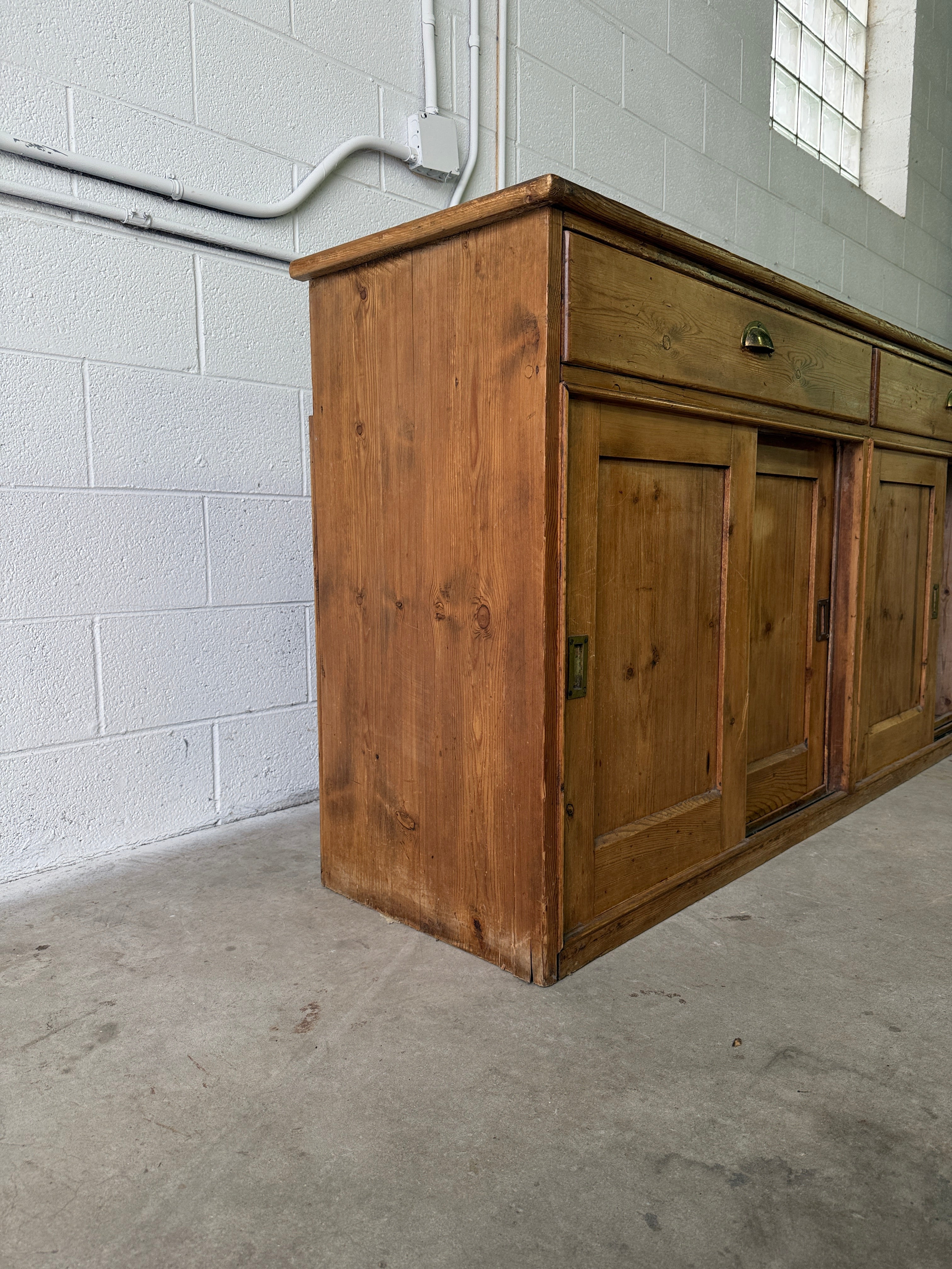 Gorgeous antique pine sideboard