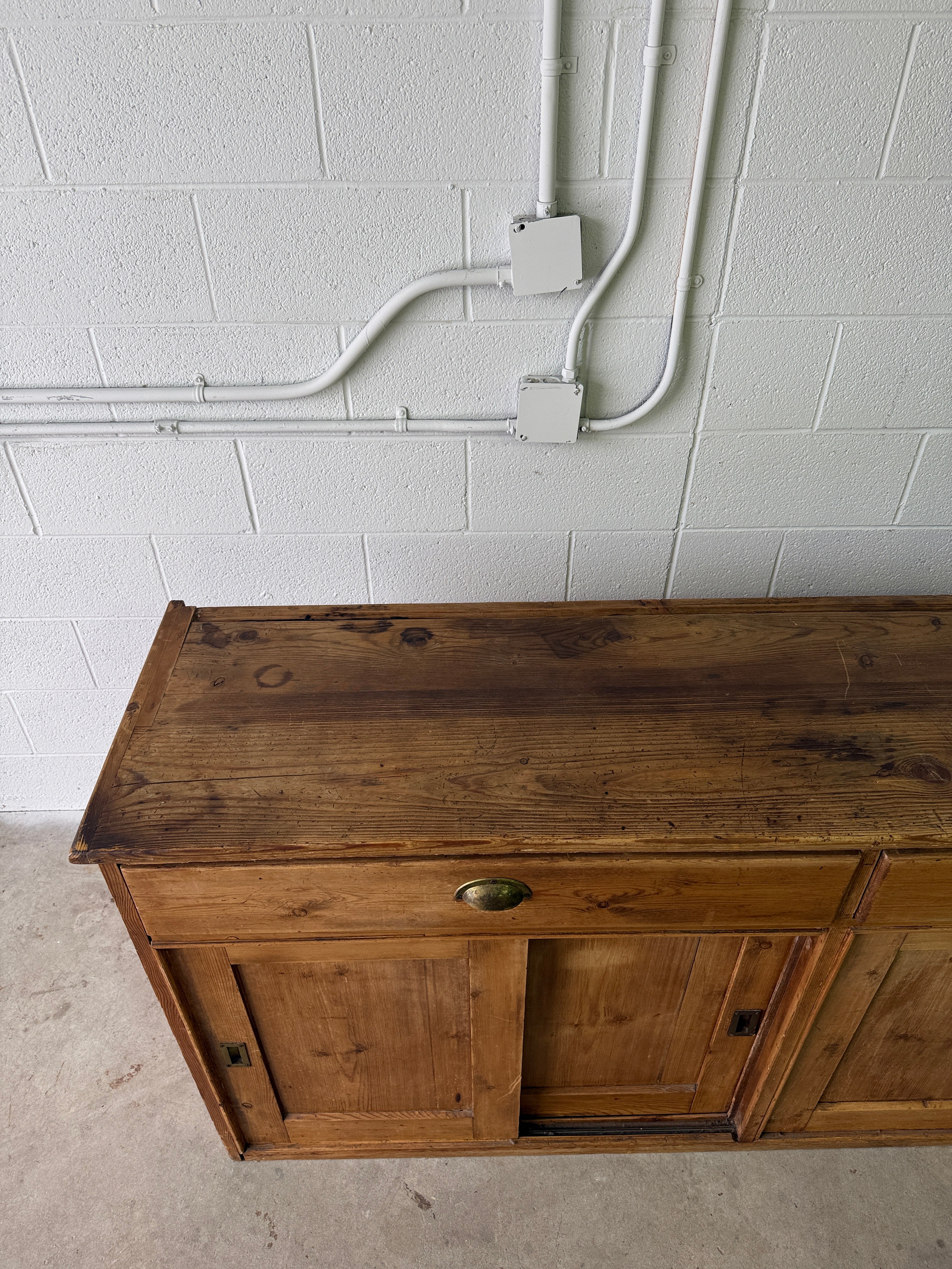 Gorgeous antique pine sideboard