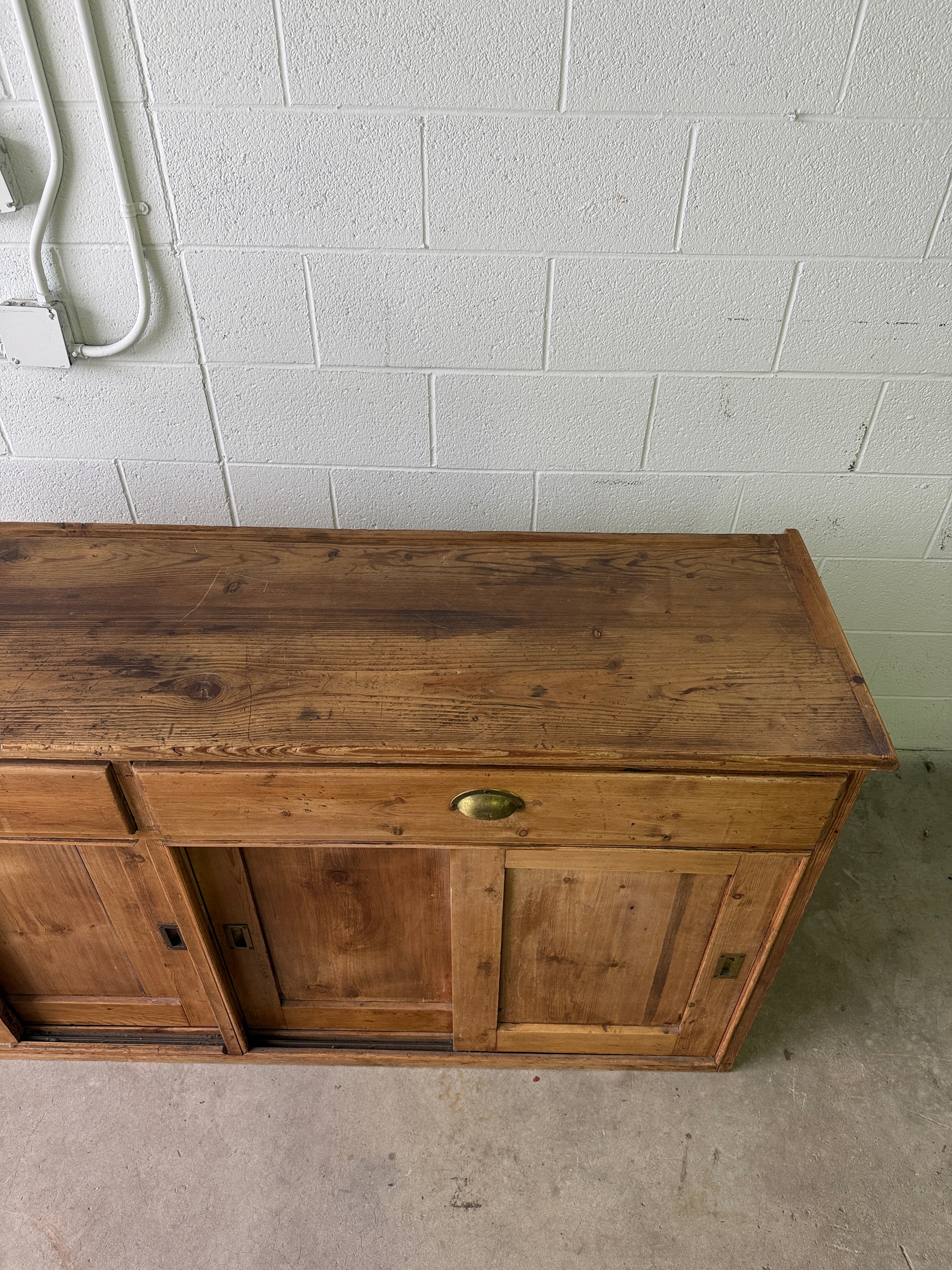 Gorgeous antique pine sideboard