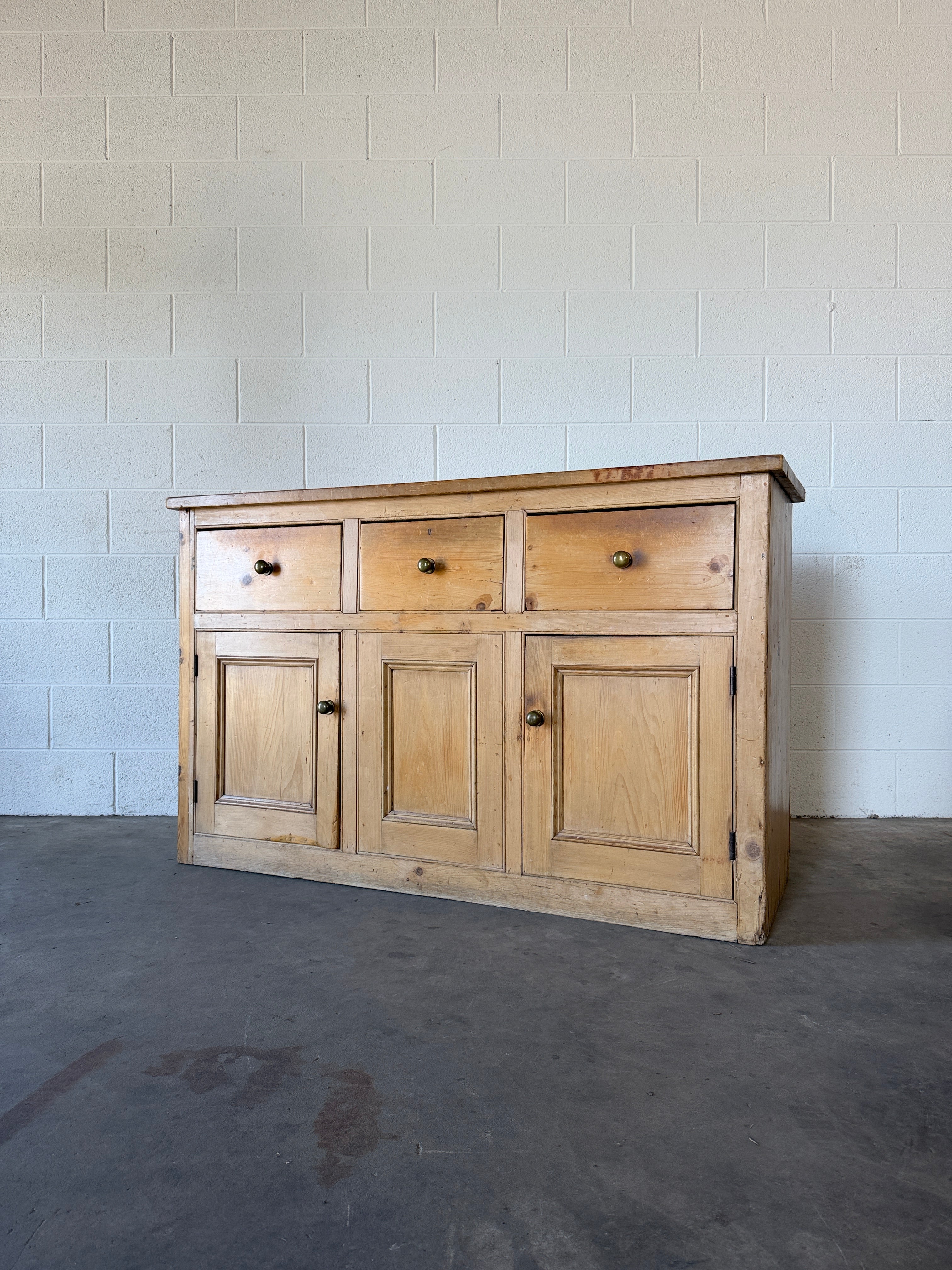 Victorian Pine Sideboard