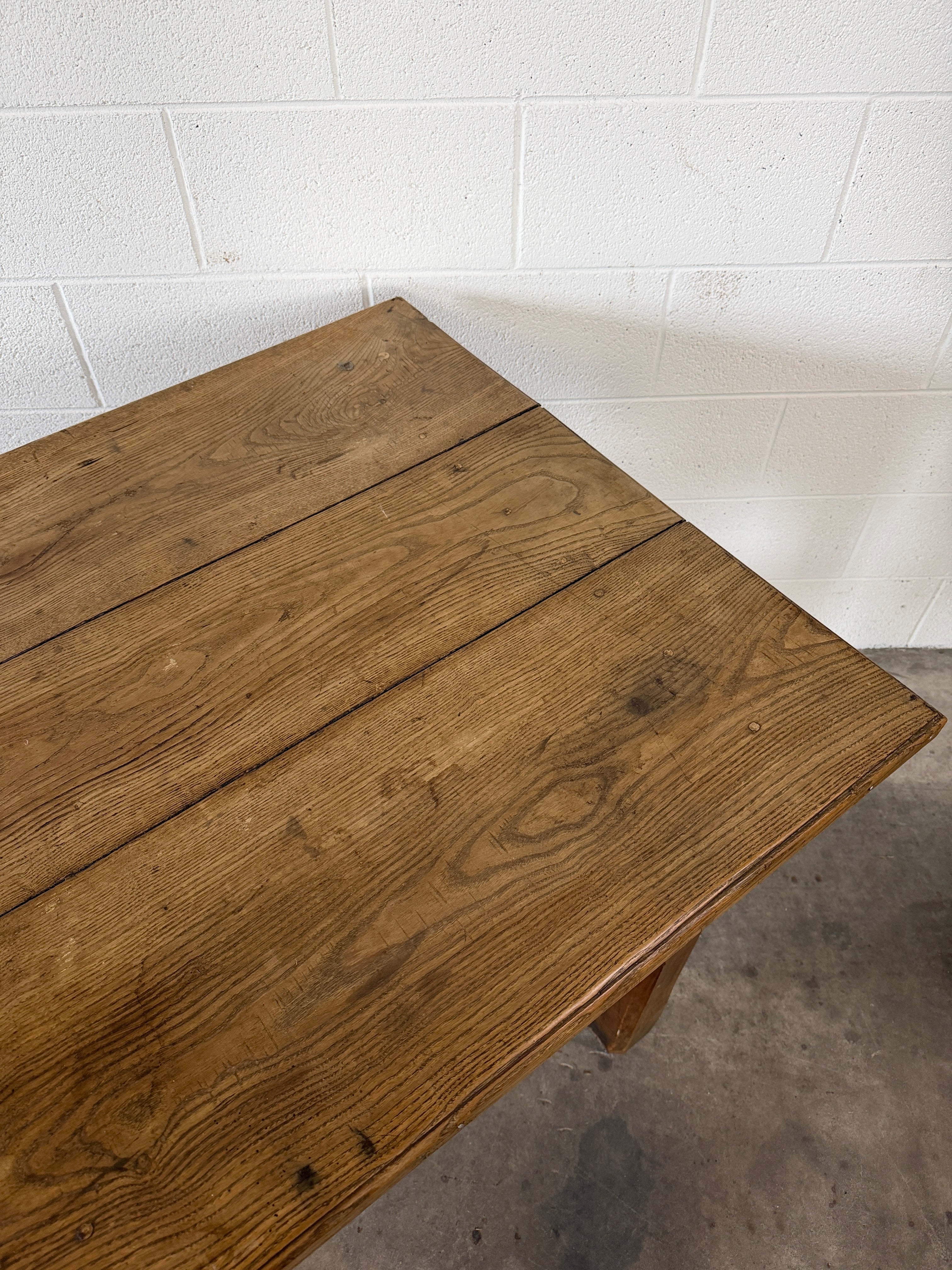 Antique French Bakers Table with proofing drawer
