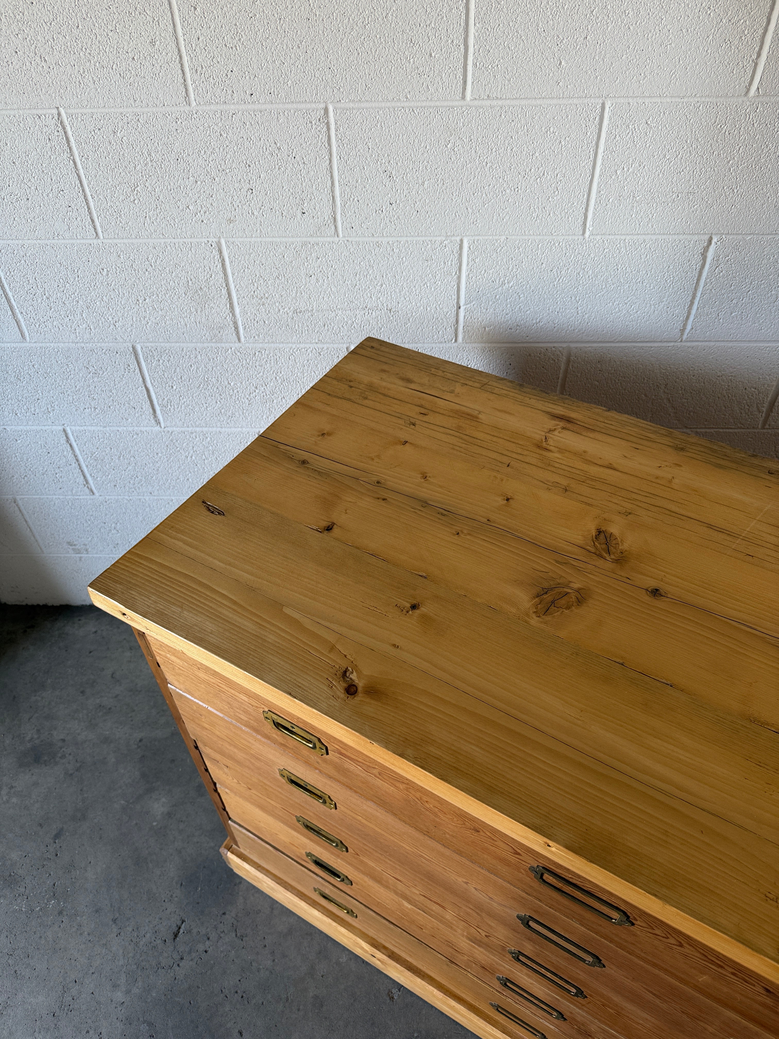 Large Antique Bank of Haberdashery Drawers
