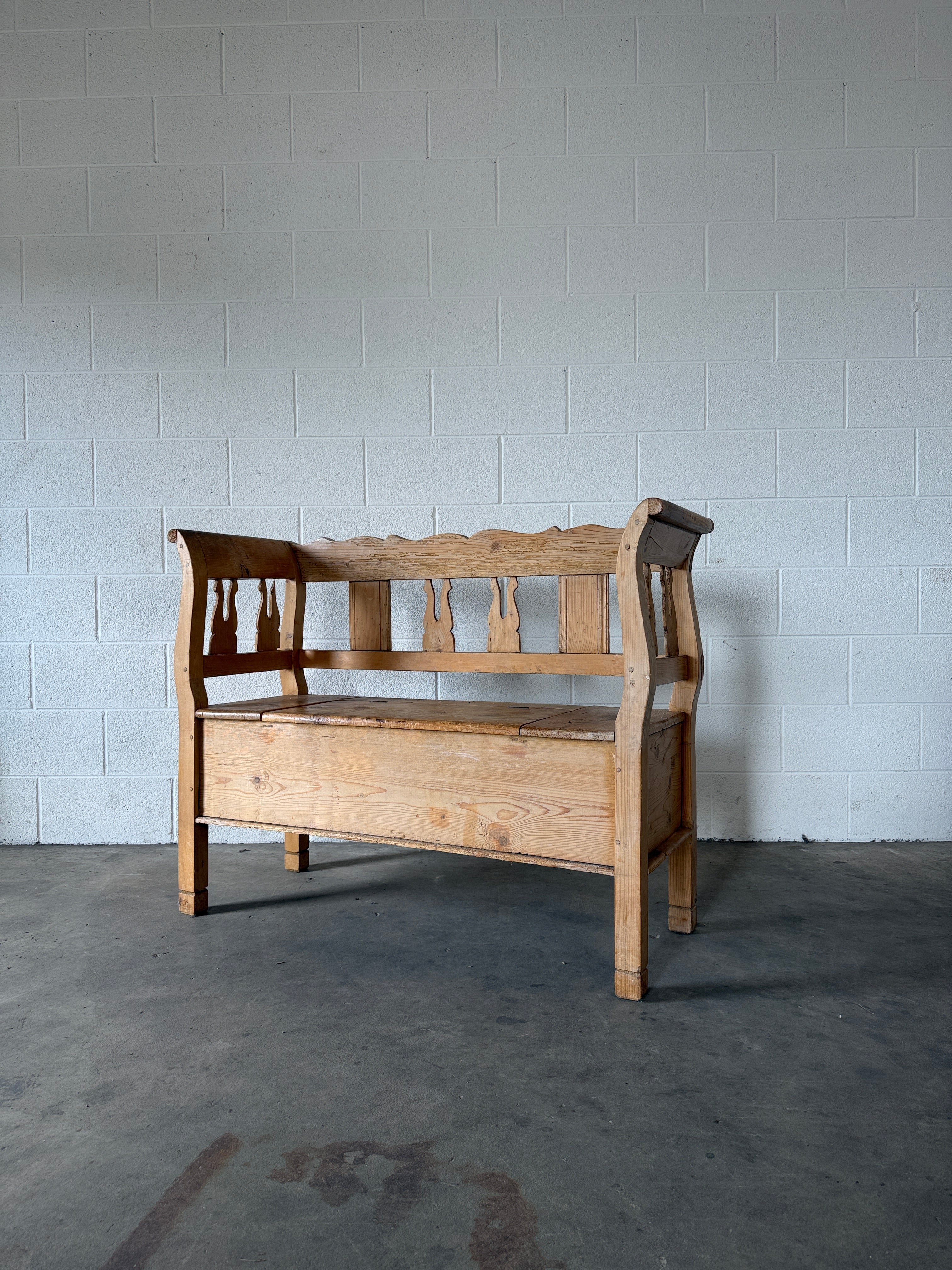 Antique Pine Bench