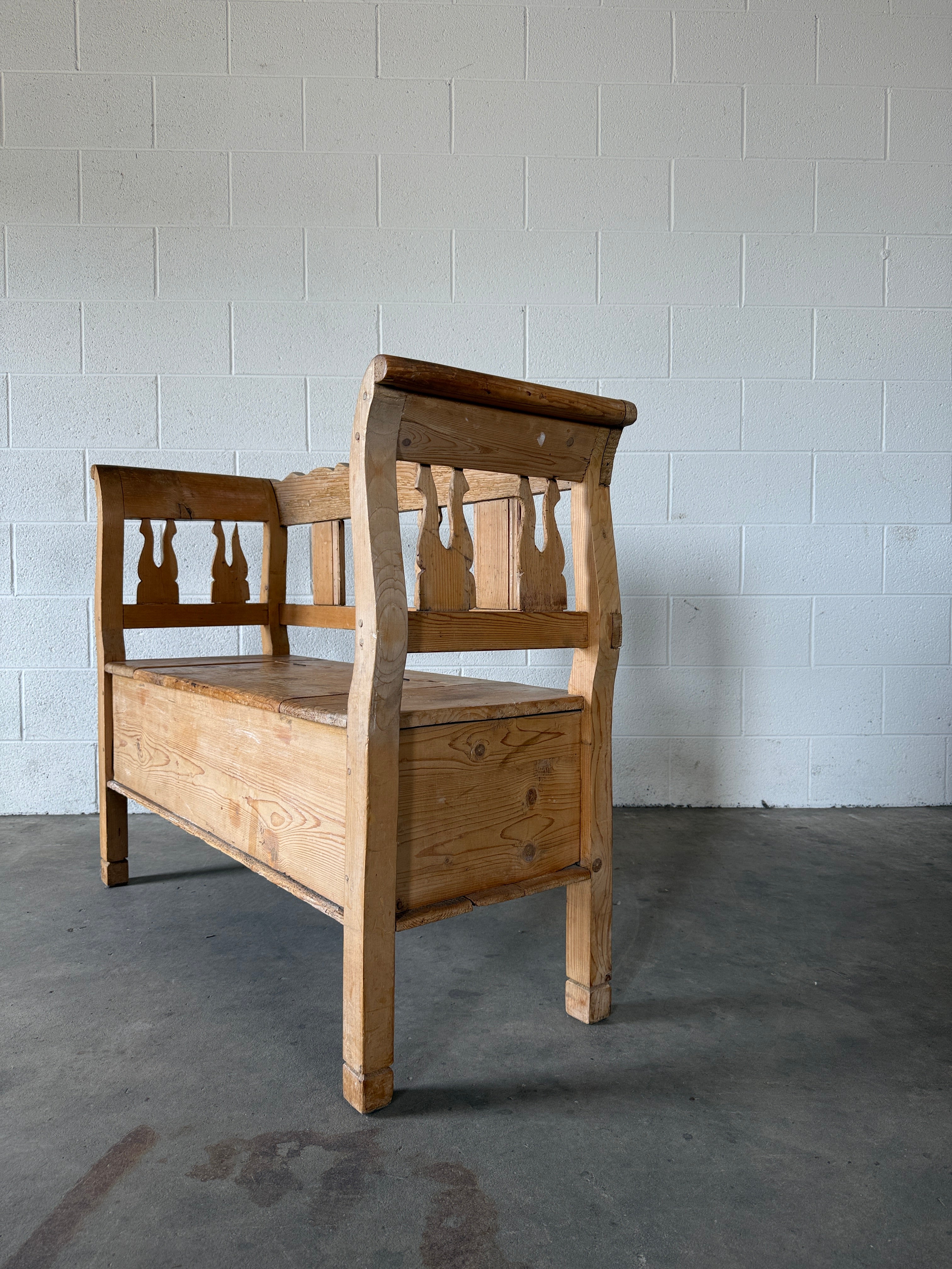Antique Pine Bench