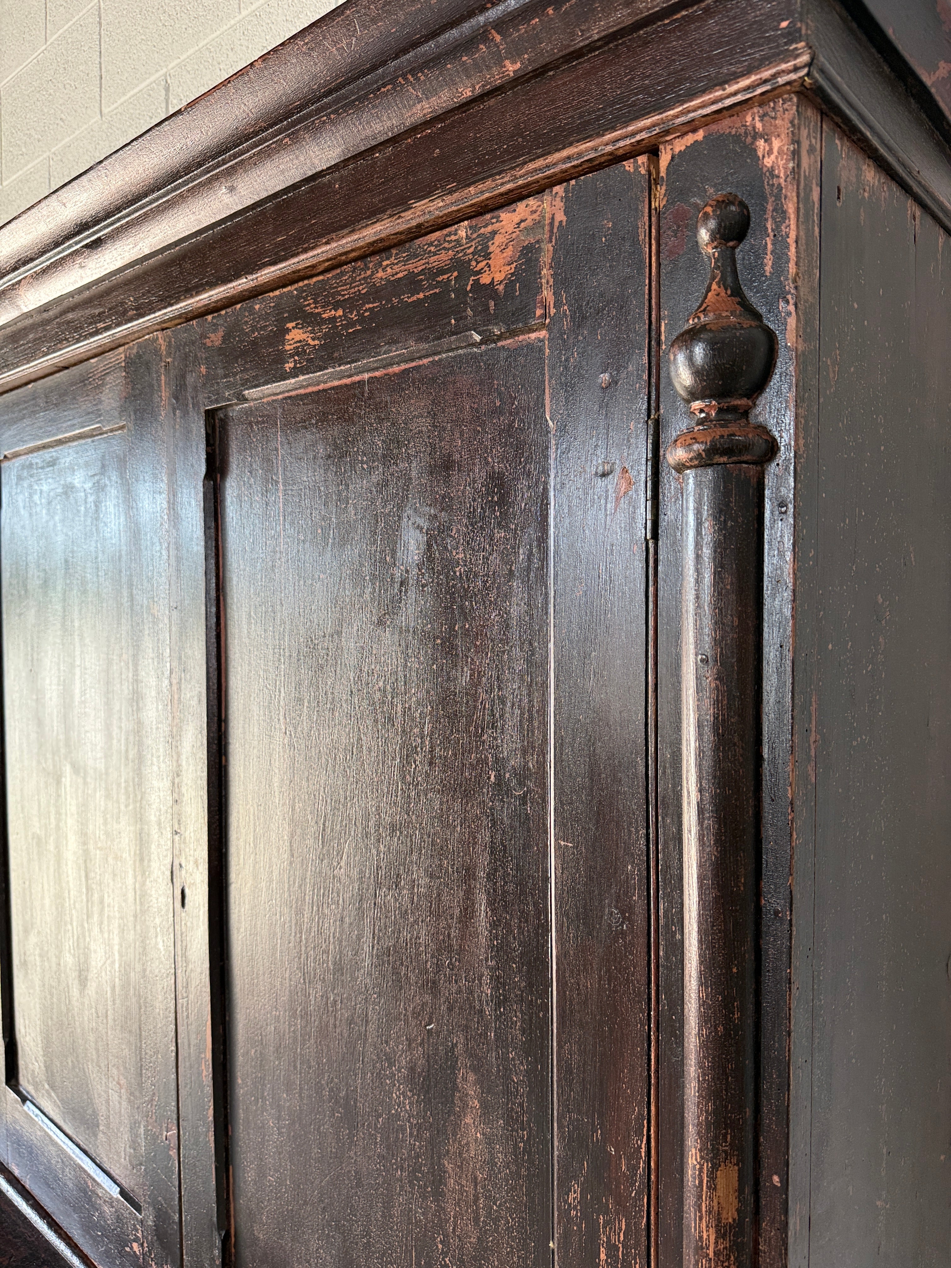 Wonderful West of England Painted Cupboard