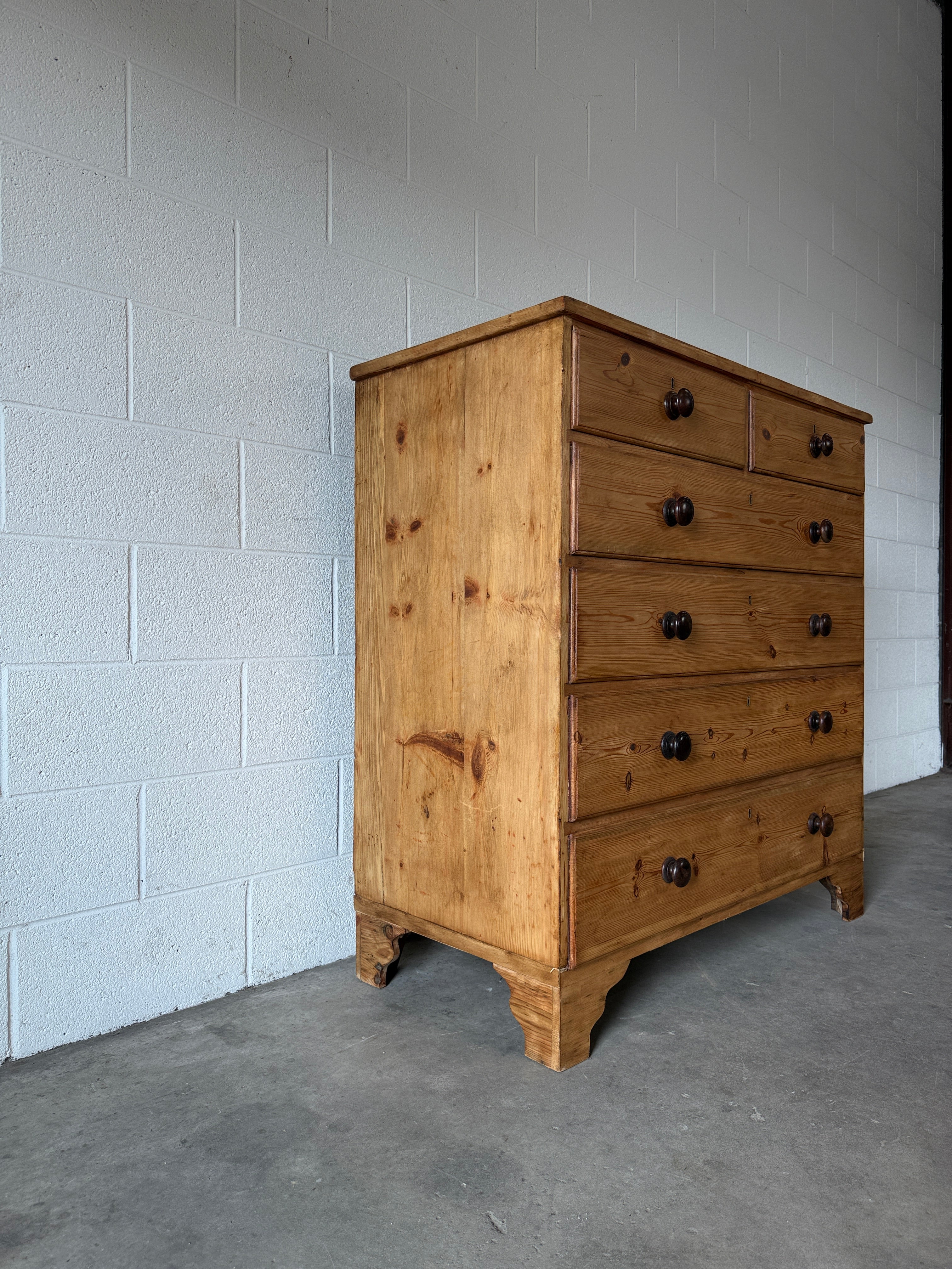 Antique Pine Chest of Drawers