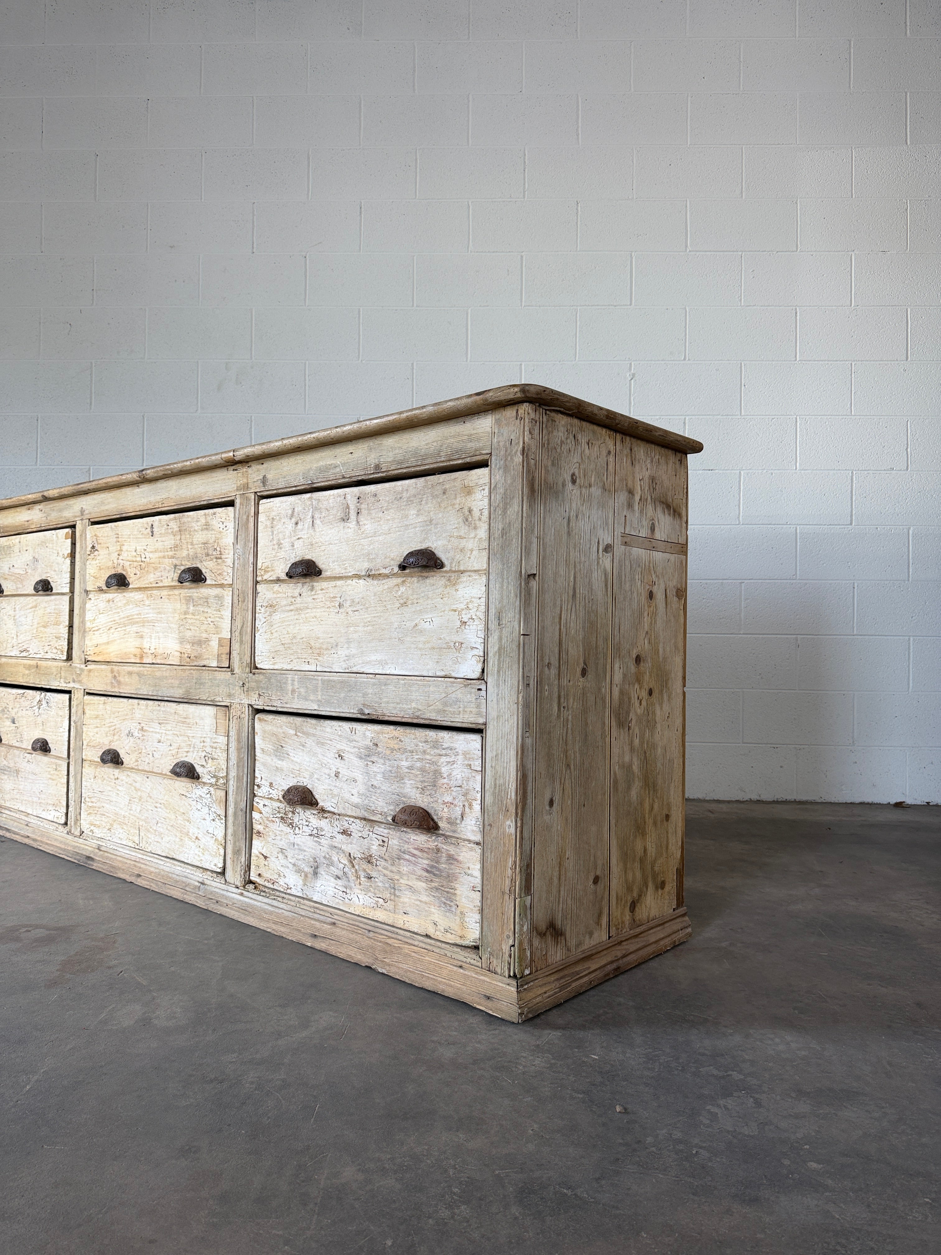 Large Bank of European Drawers