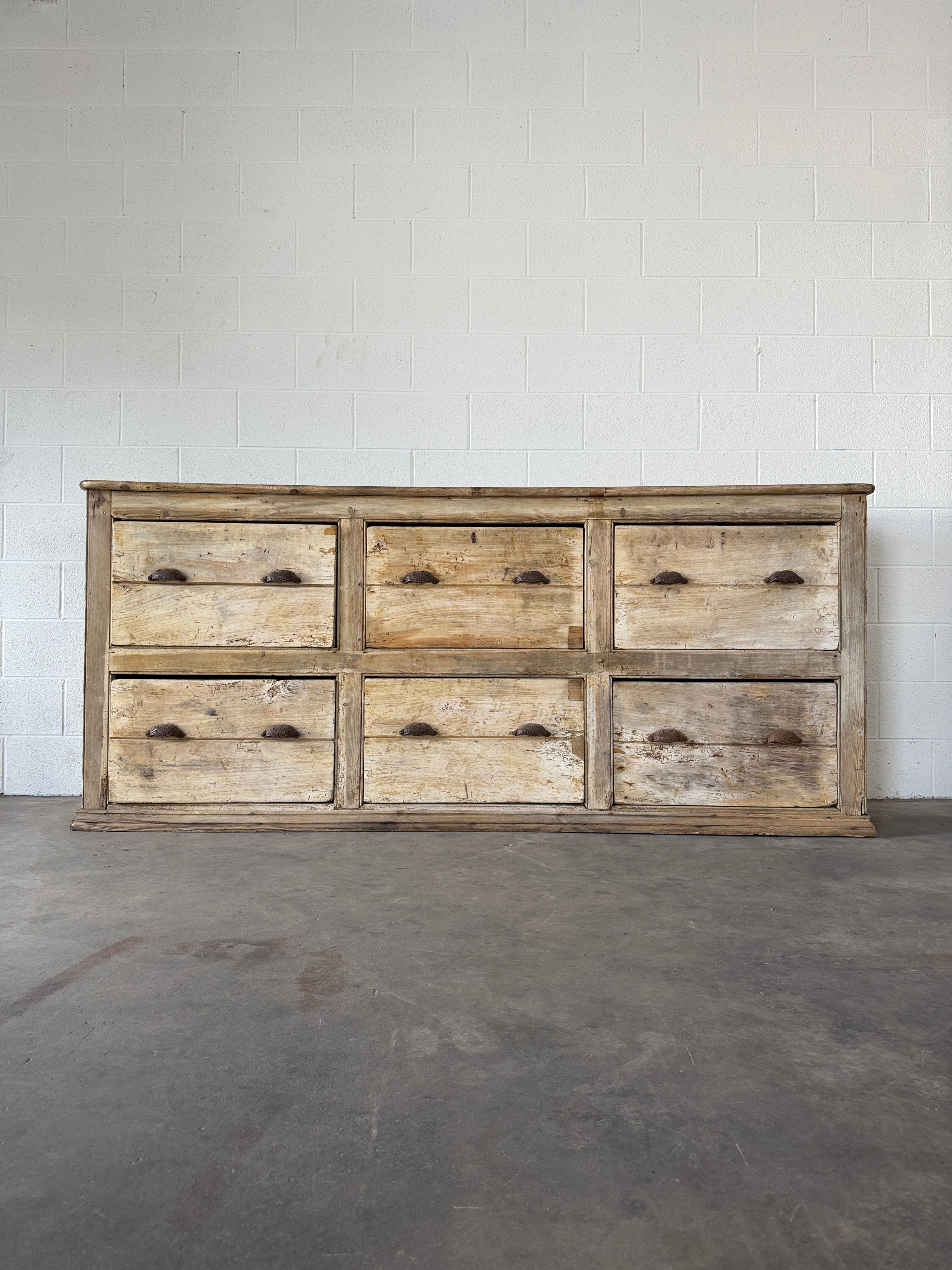 Large Bank of European Drawers
