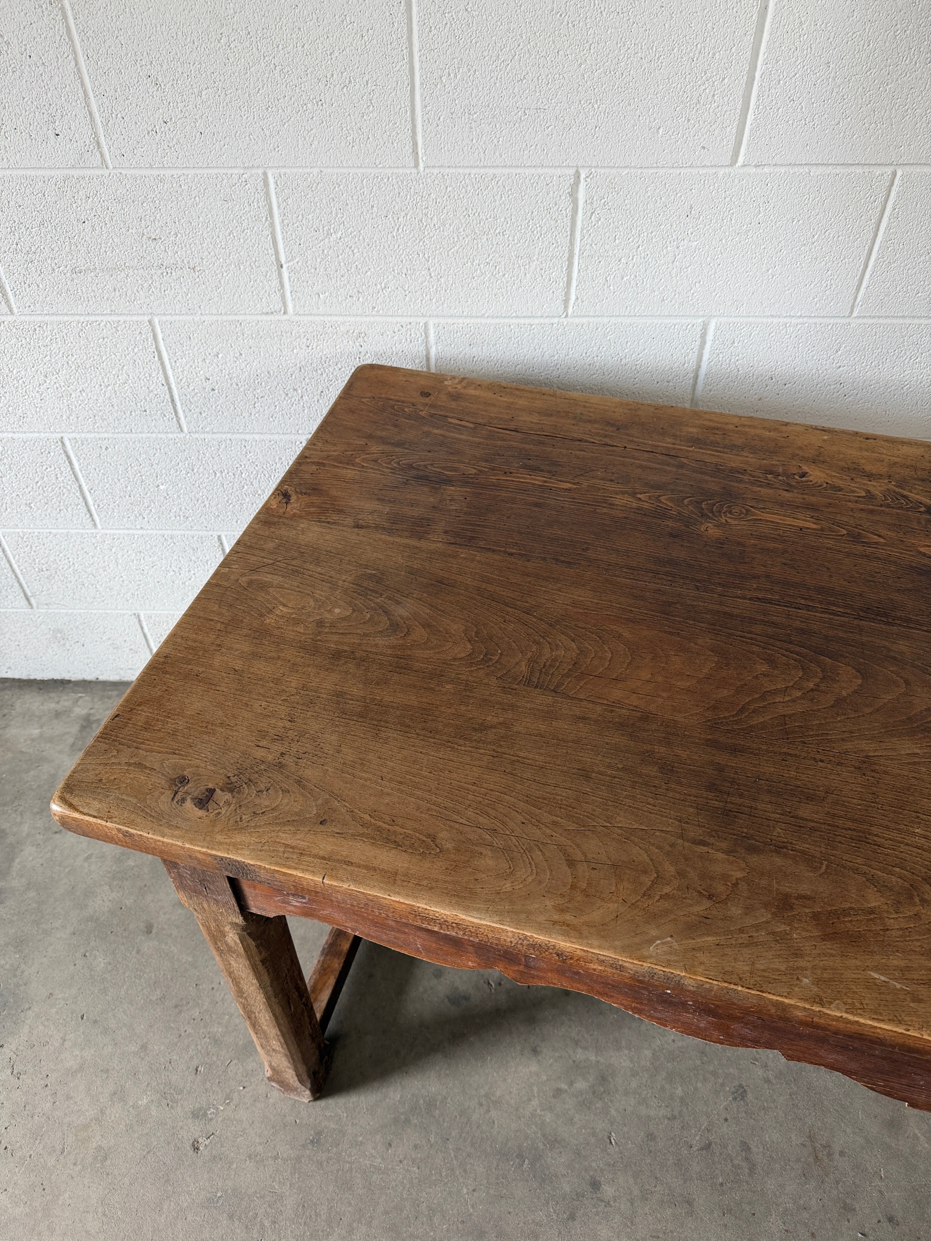 Antique French Oak Dining Table