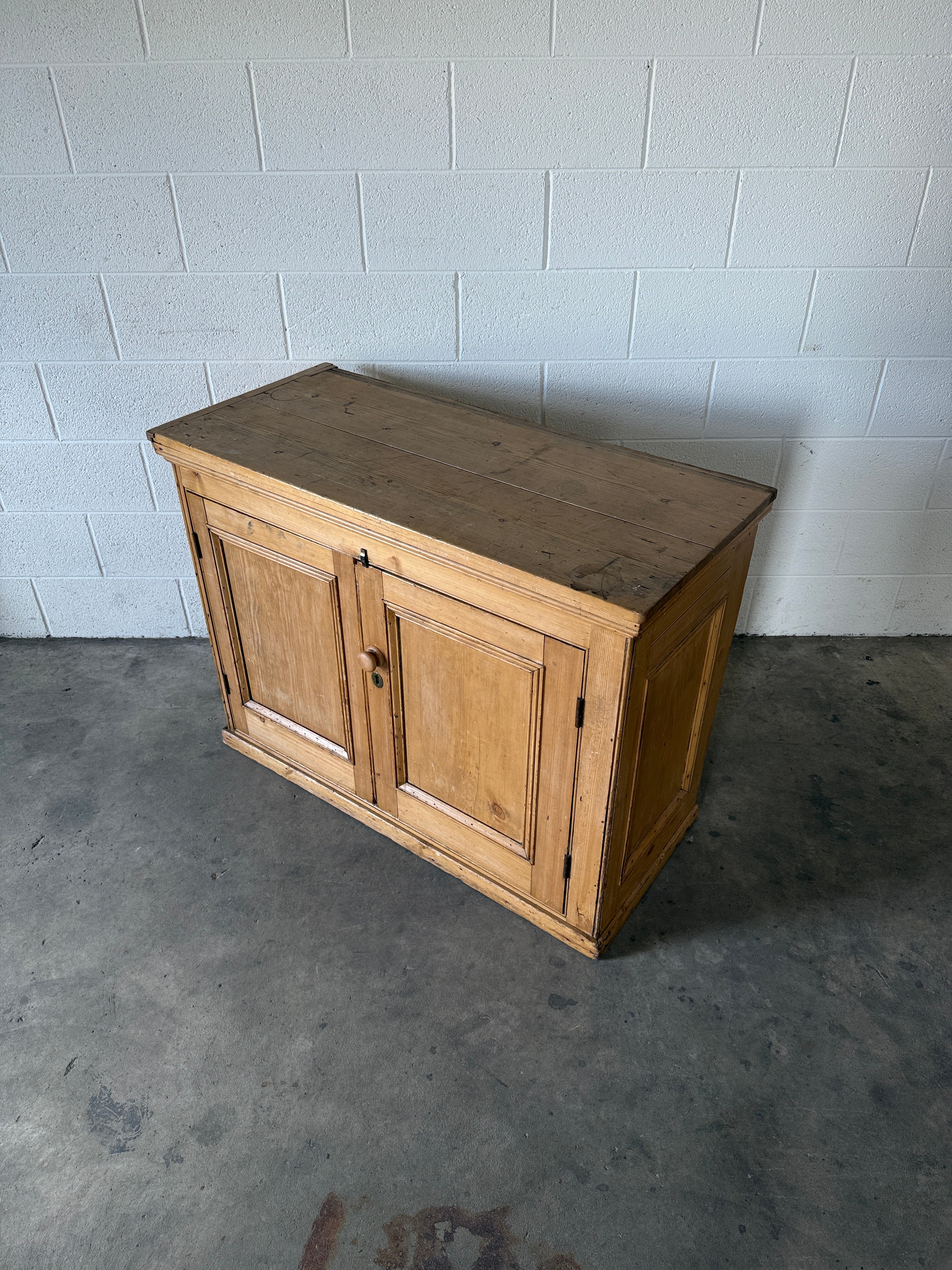 English Pine Two-Door Cupboard