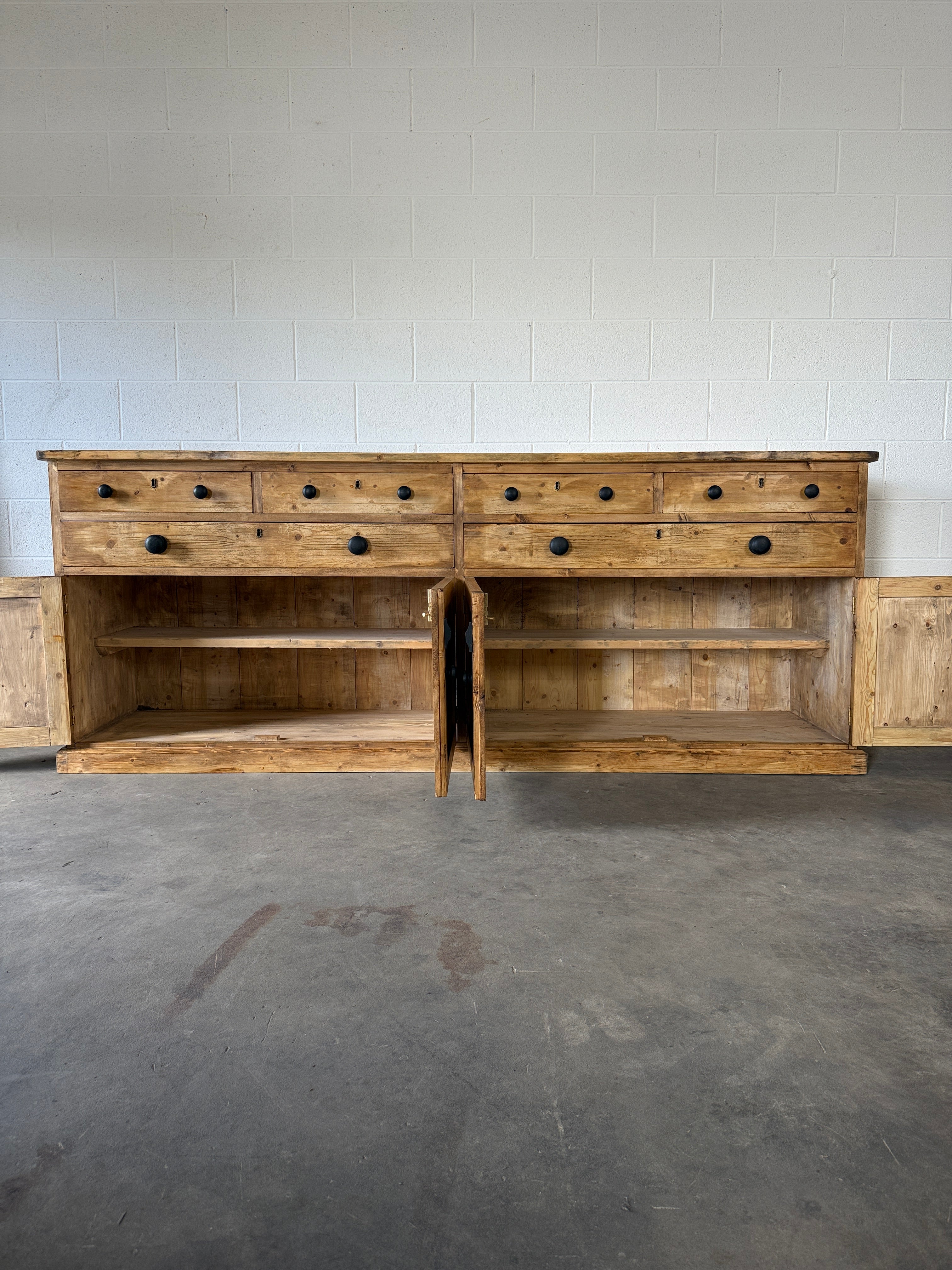 Vintage Pine Sideboard