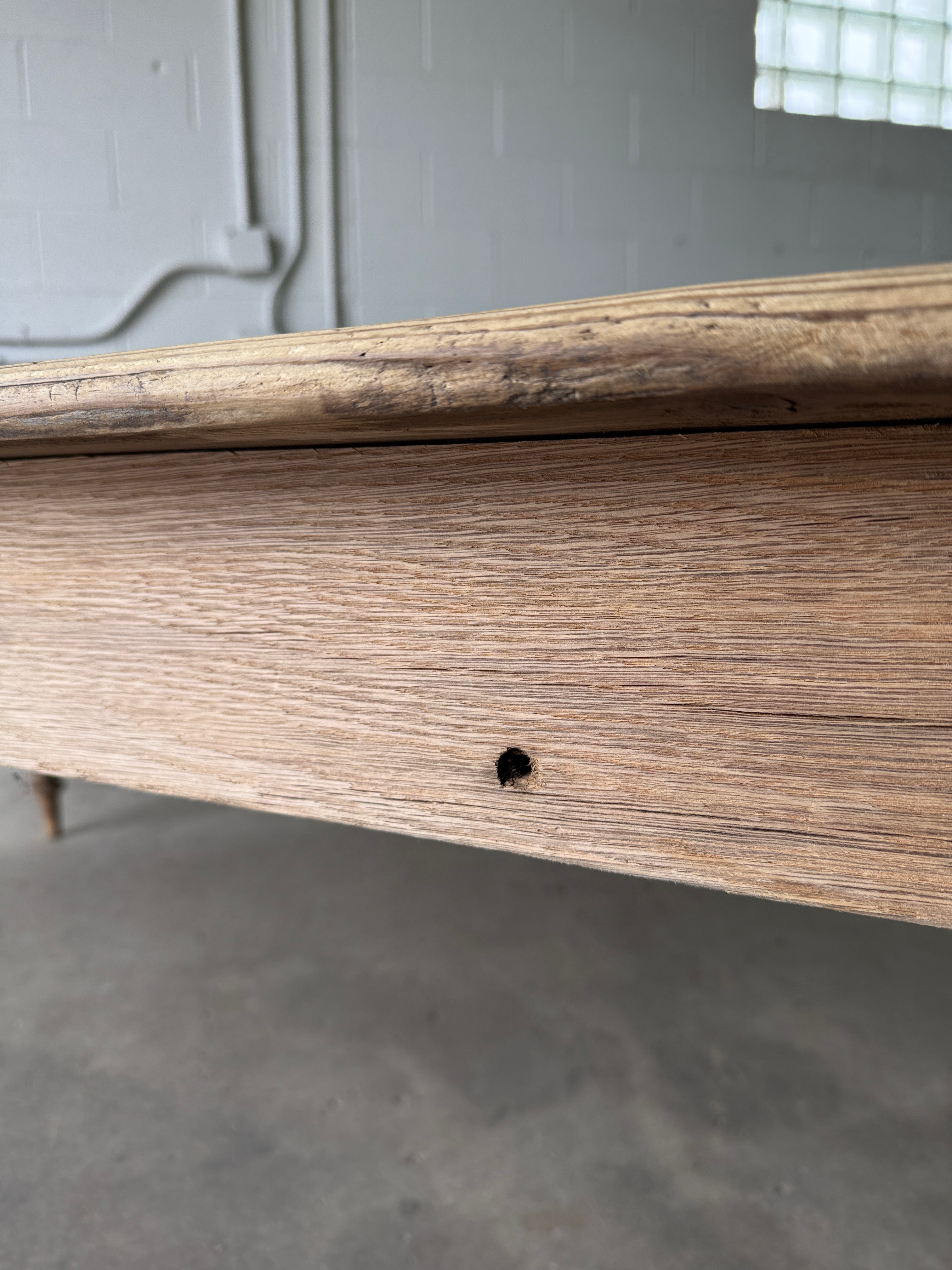 Gorgeous French pill-shaped dining table