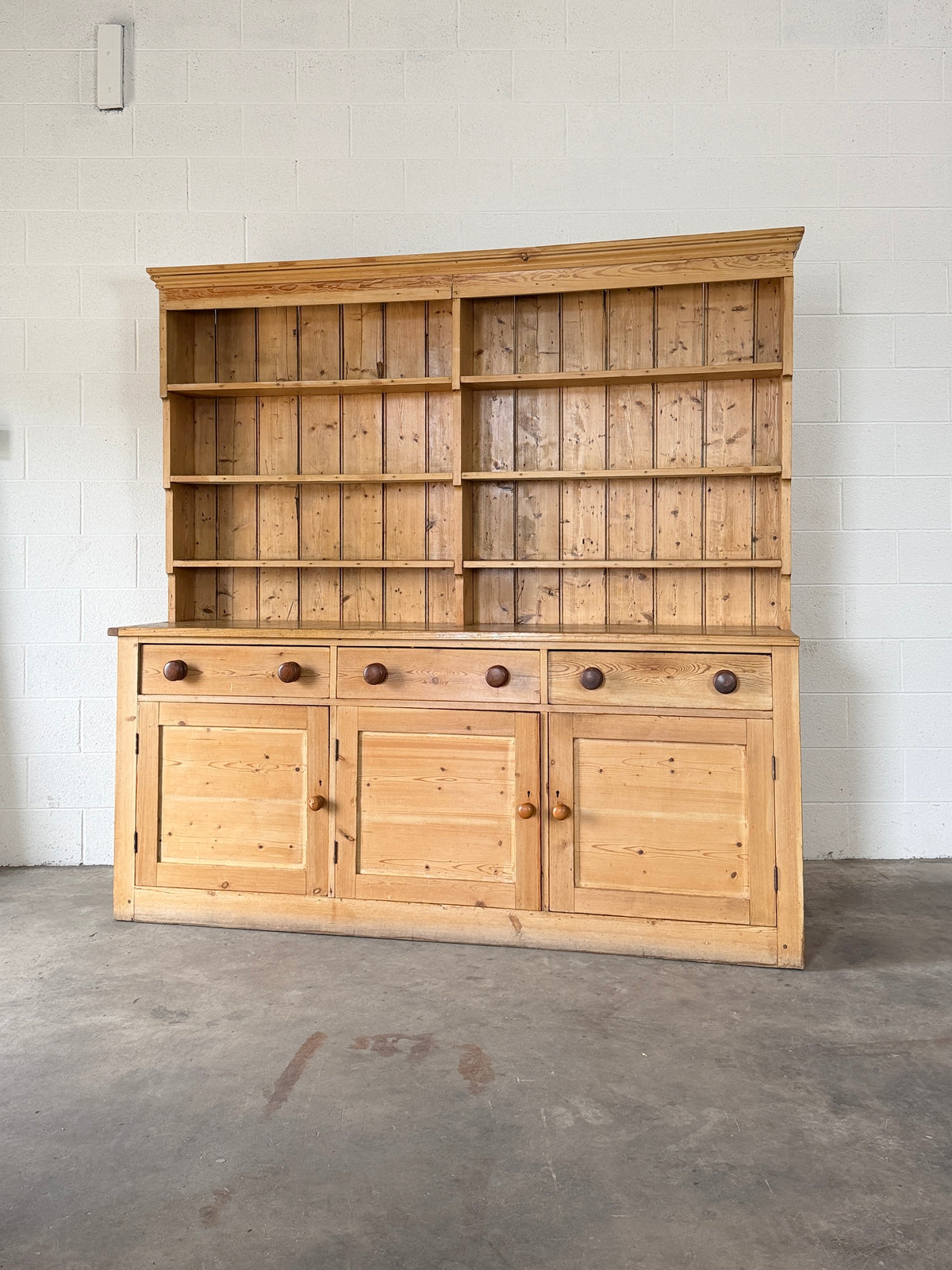 English Pine Kitchen Dresser