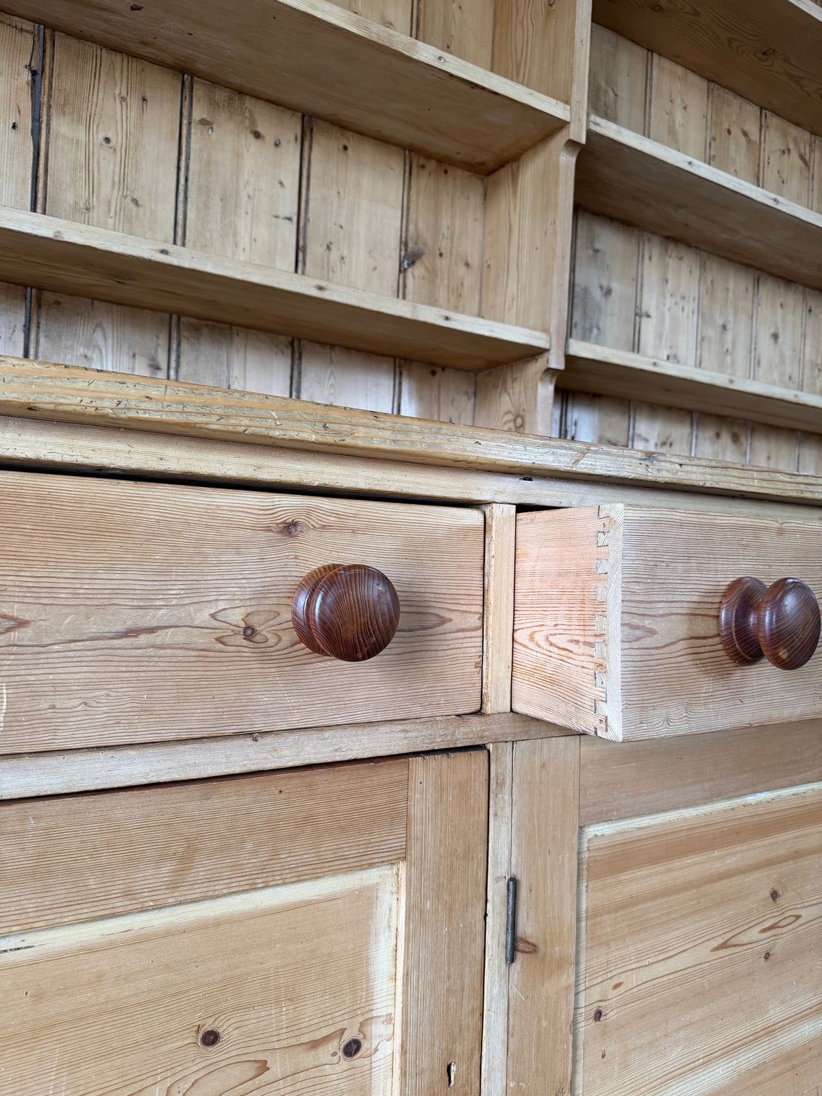 English Pine Kitchen Dresser