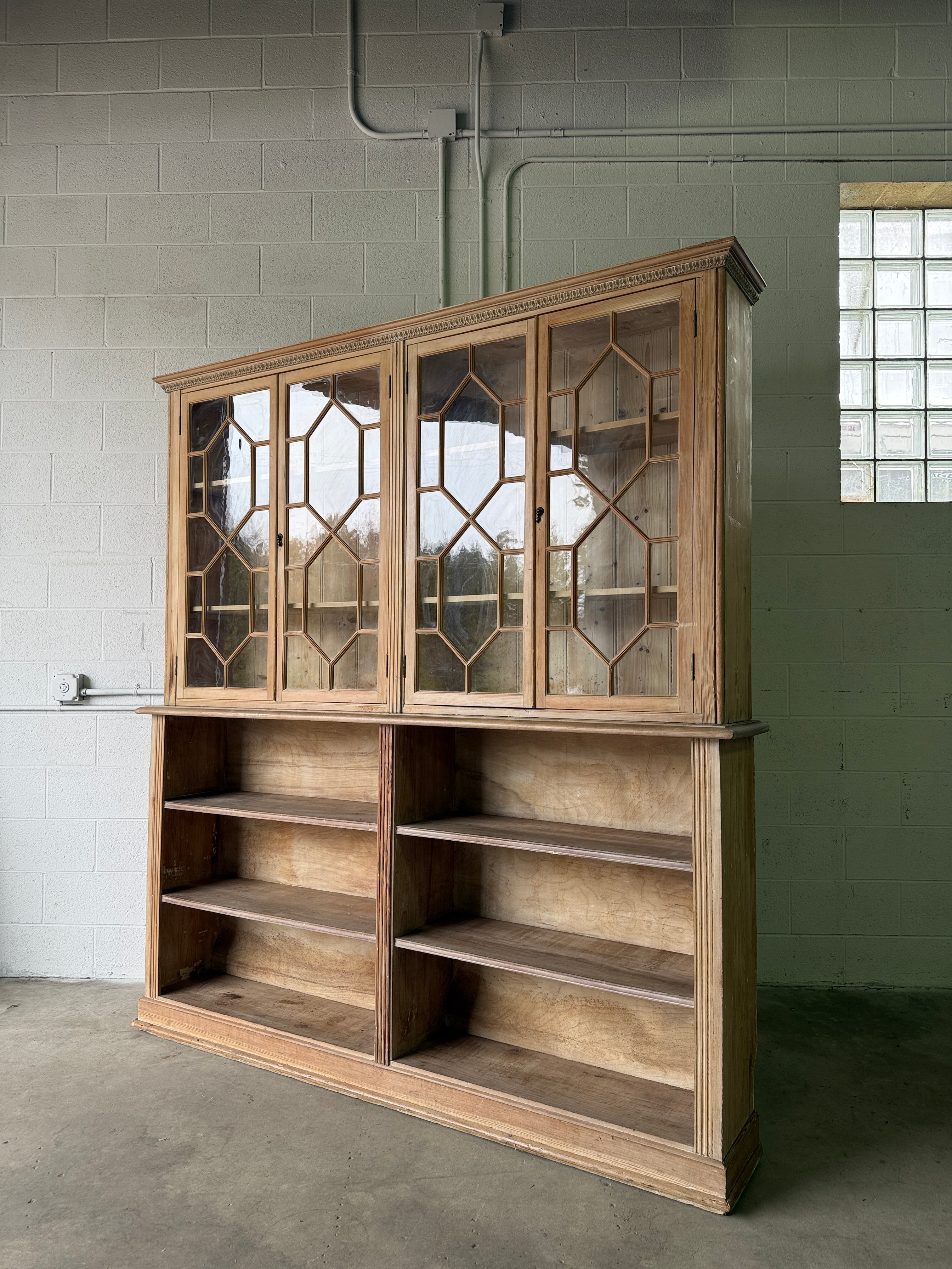 Incredible astragal glazed bookcase