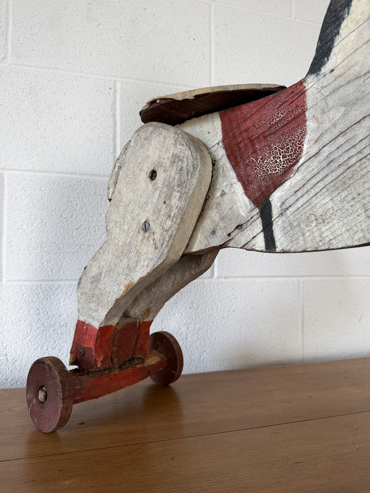 French horse on wheels