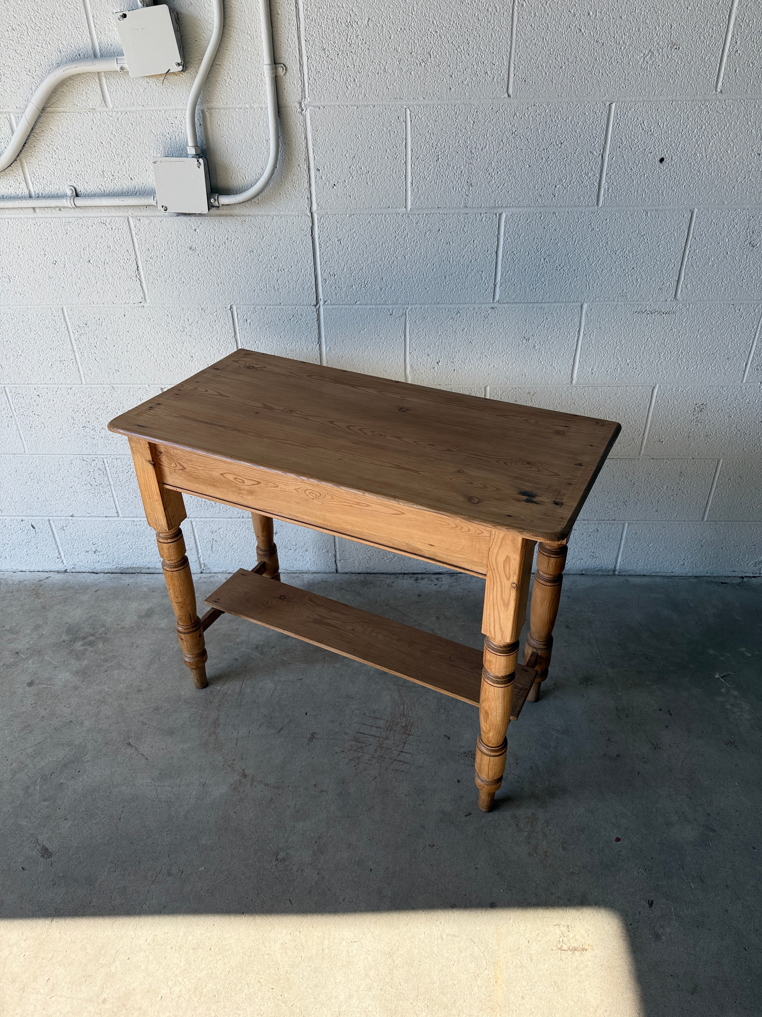Antique pine washstand
