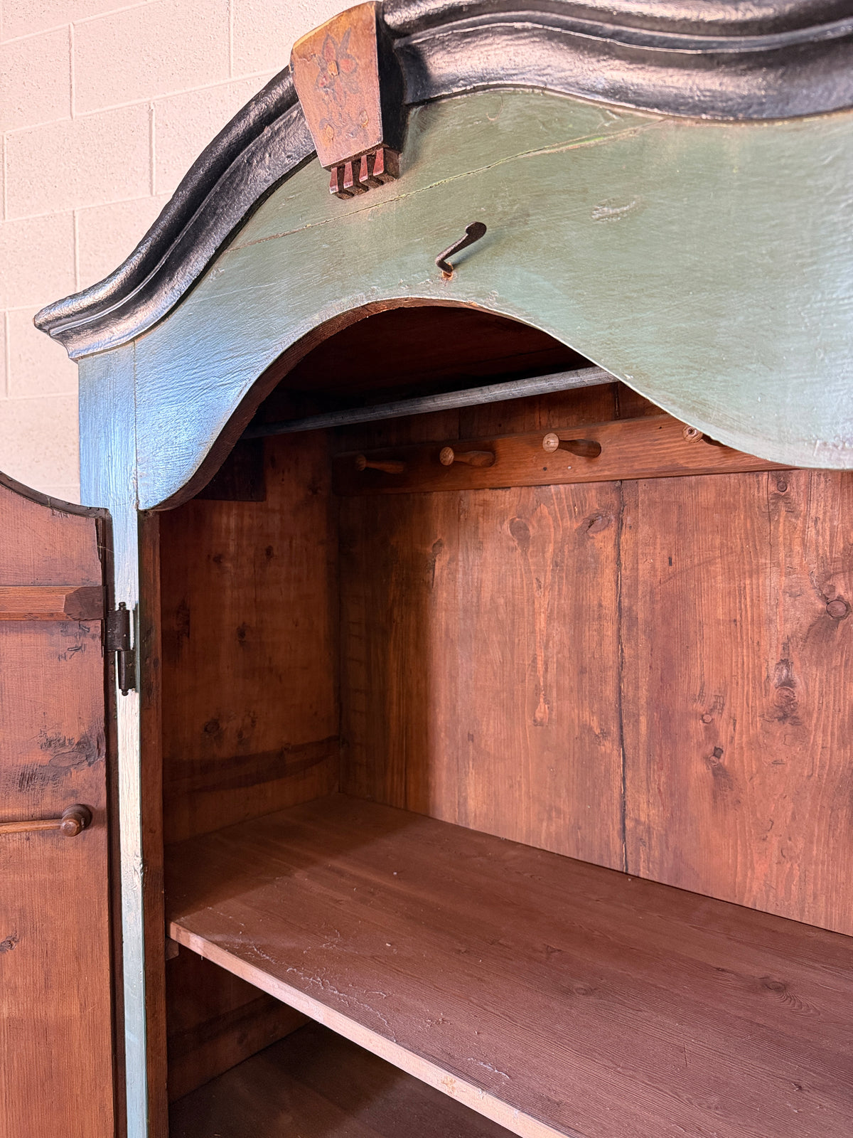Swedish marriage cupboard c 1835