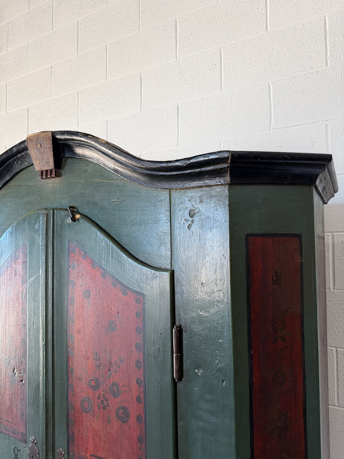 Swedish marriage cupboard c 1835