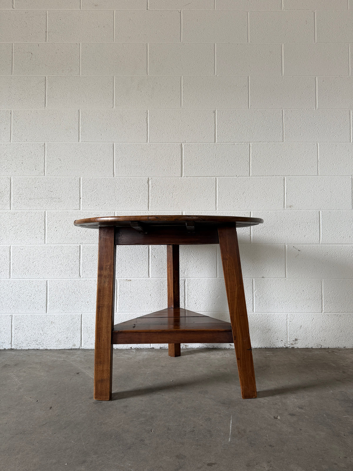 Antique English cricket table
