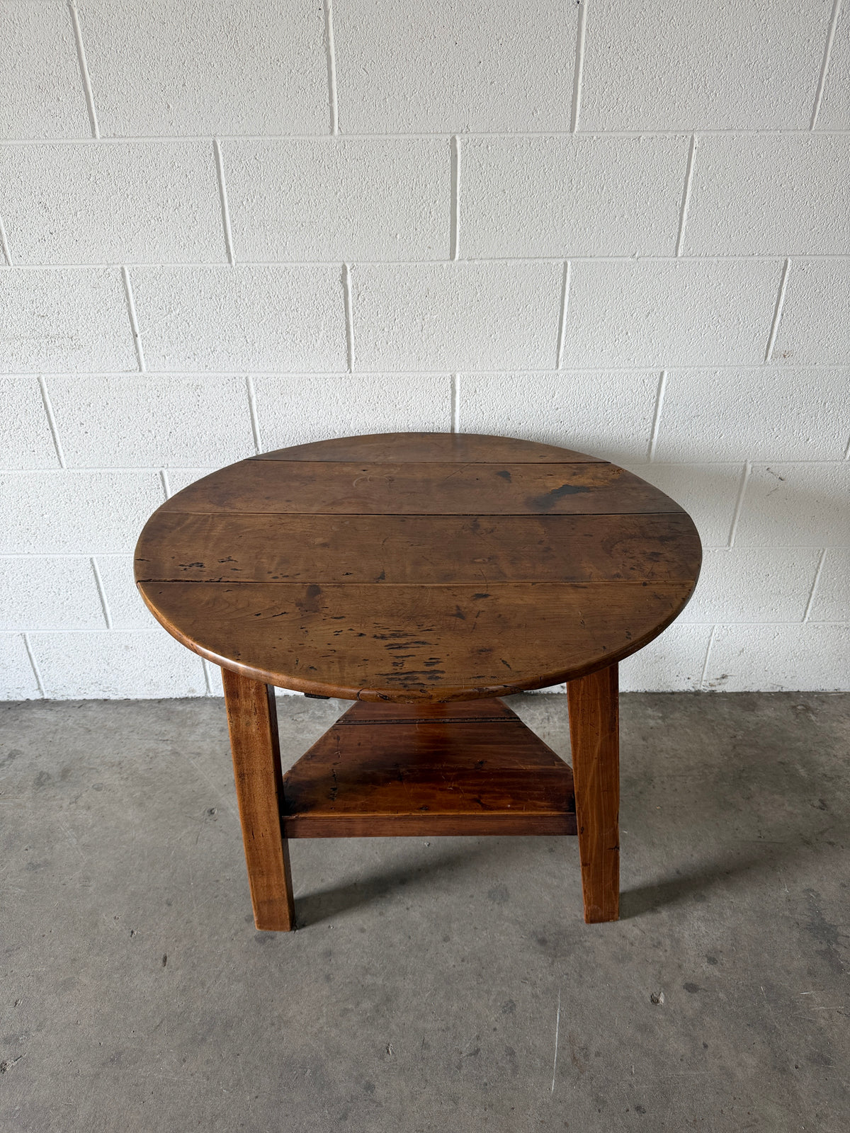 Antique English cricket table