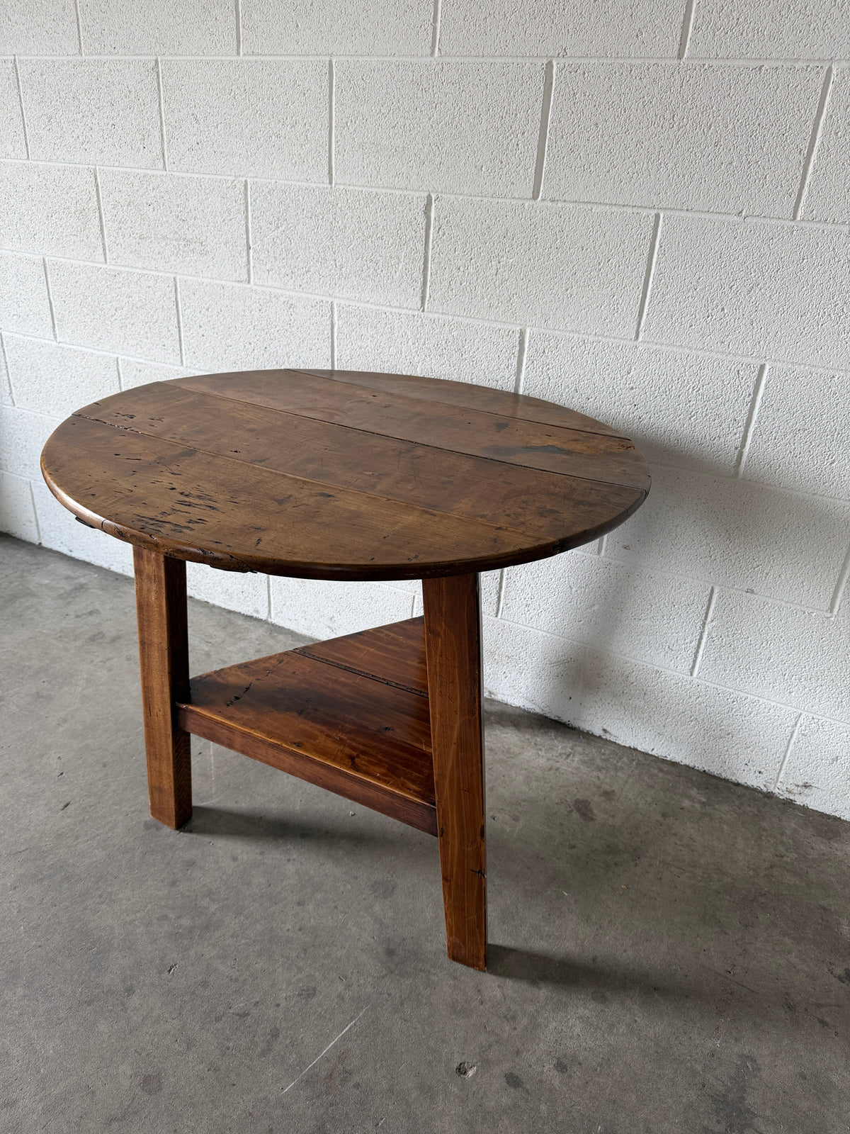 Antique English cricket table