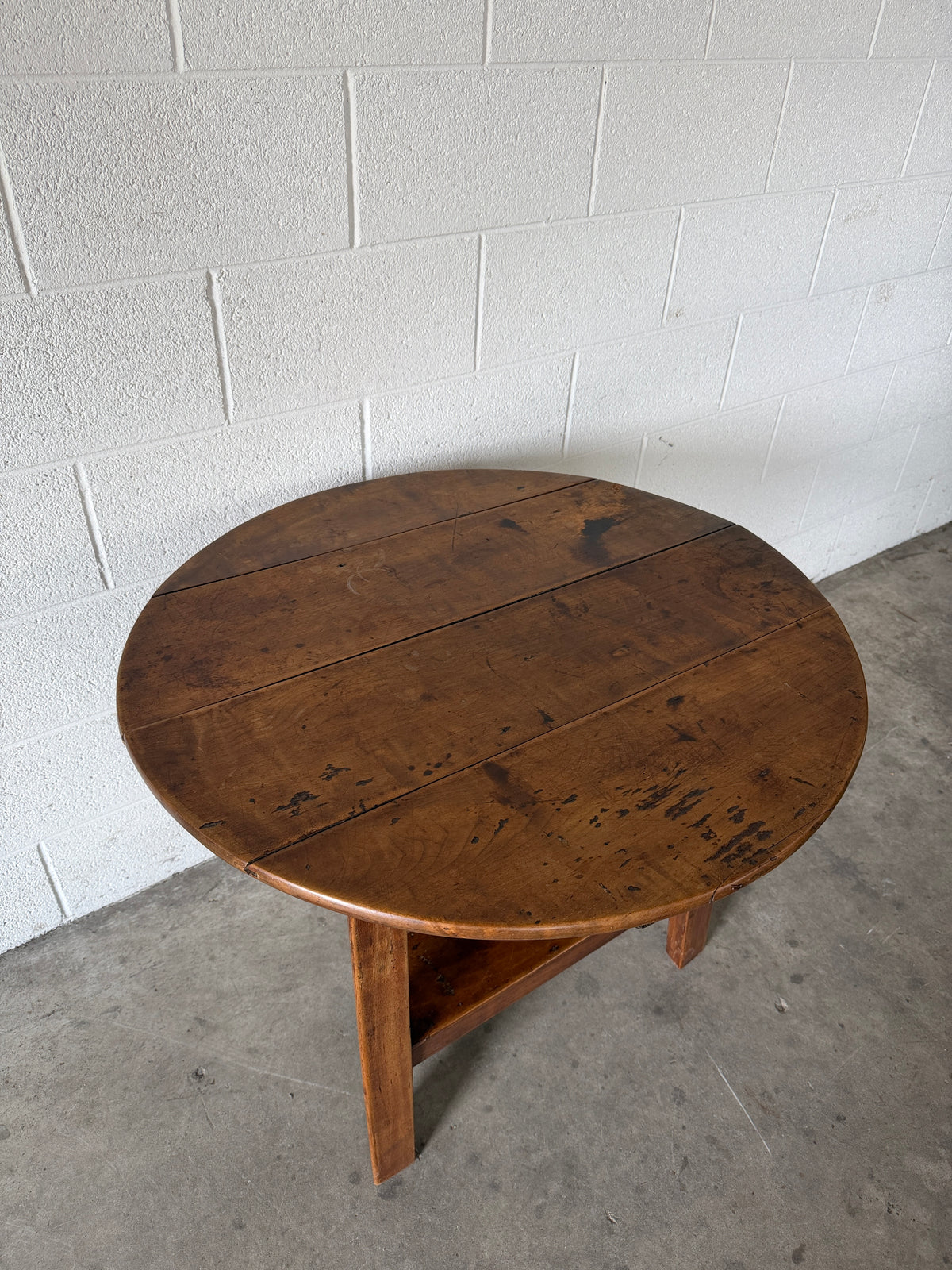 Antique English cricket table