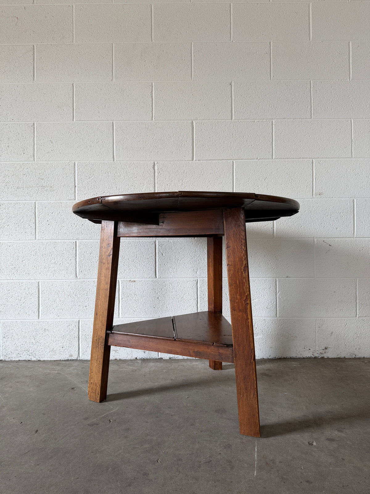 Antique English cricket table