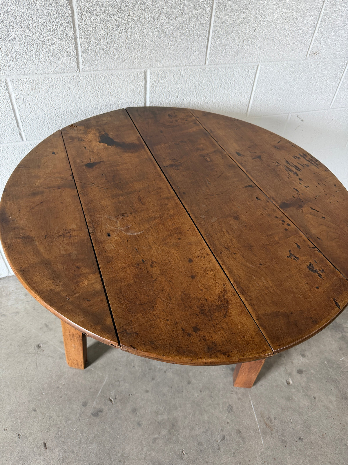 Antique English cricket table