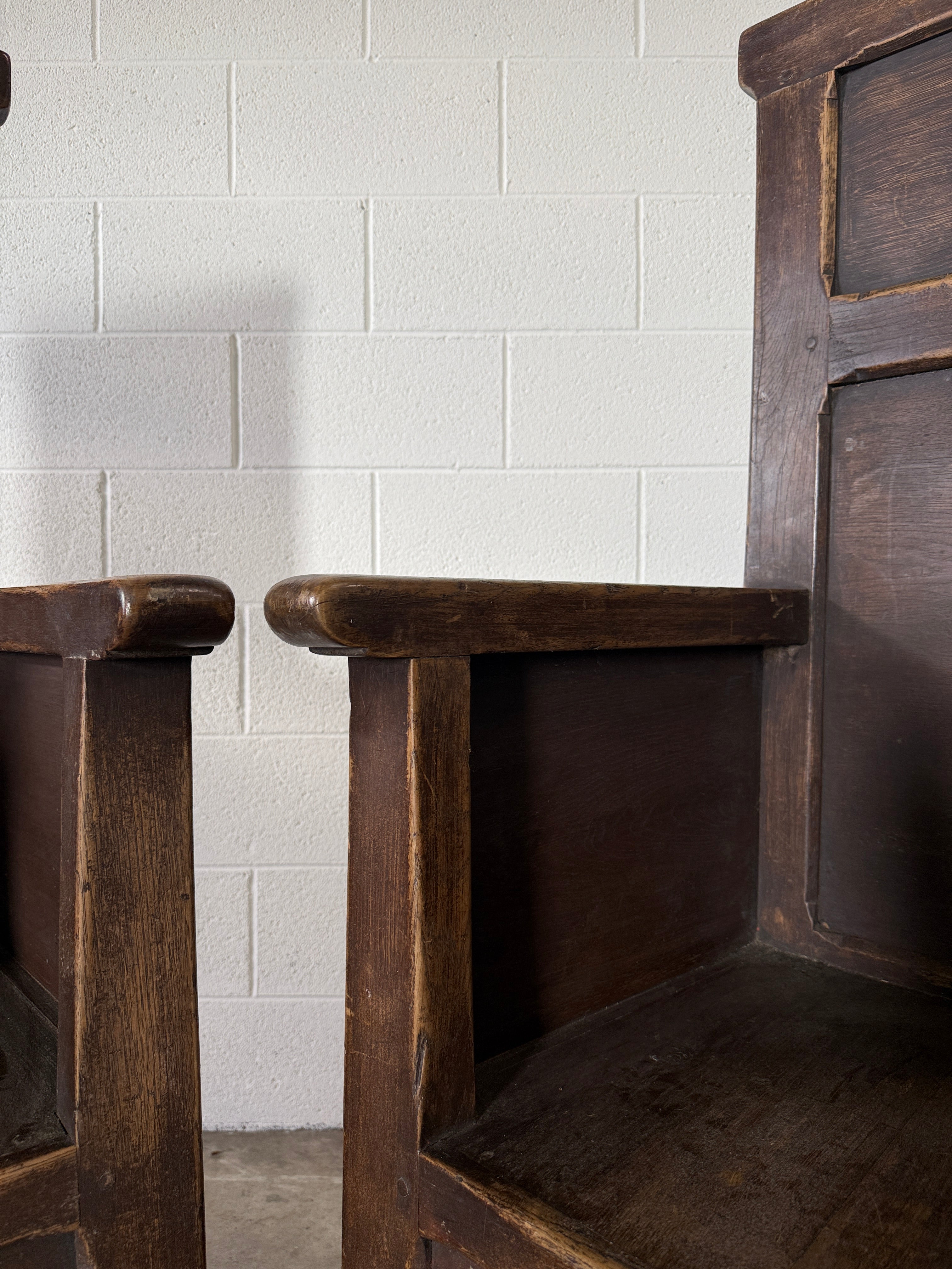 Antique-style English chairs