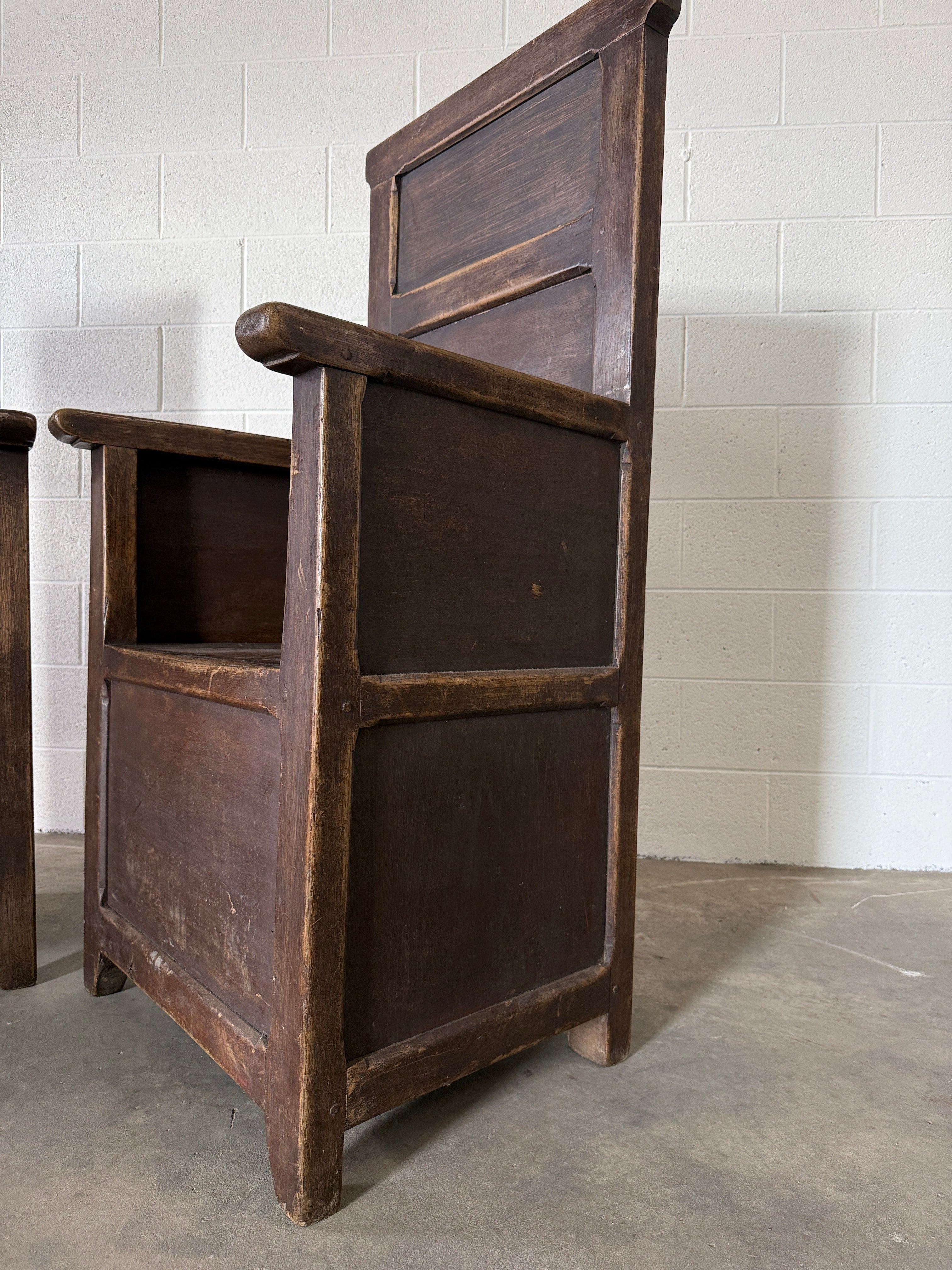 Antique-style English chairs