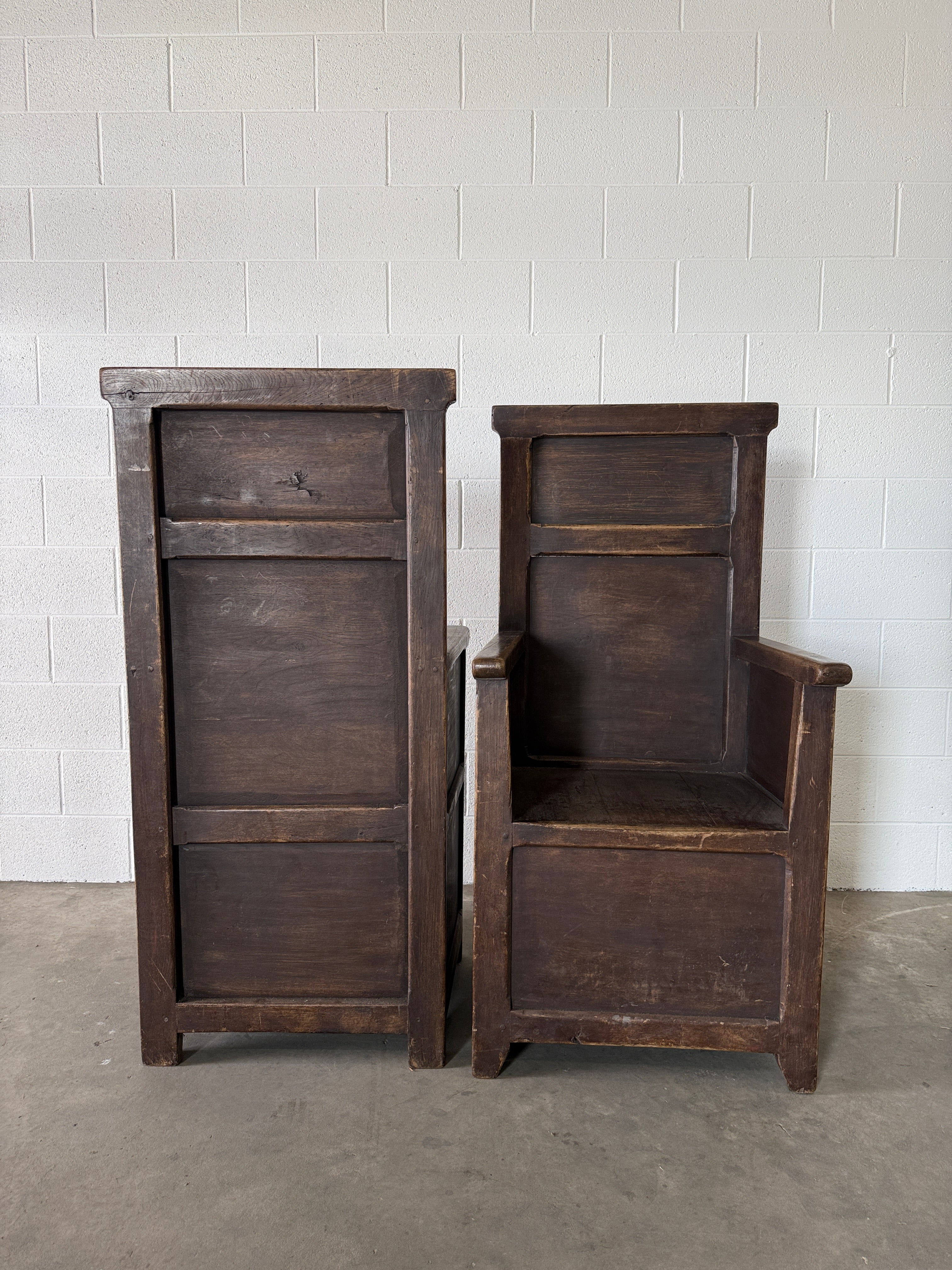 Antique-style English chairs