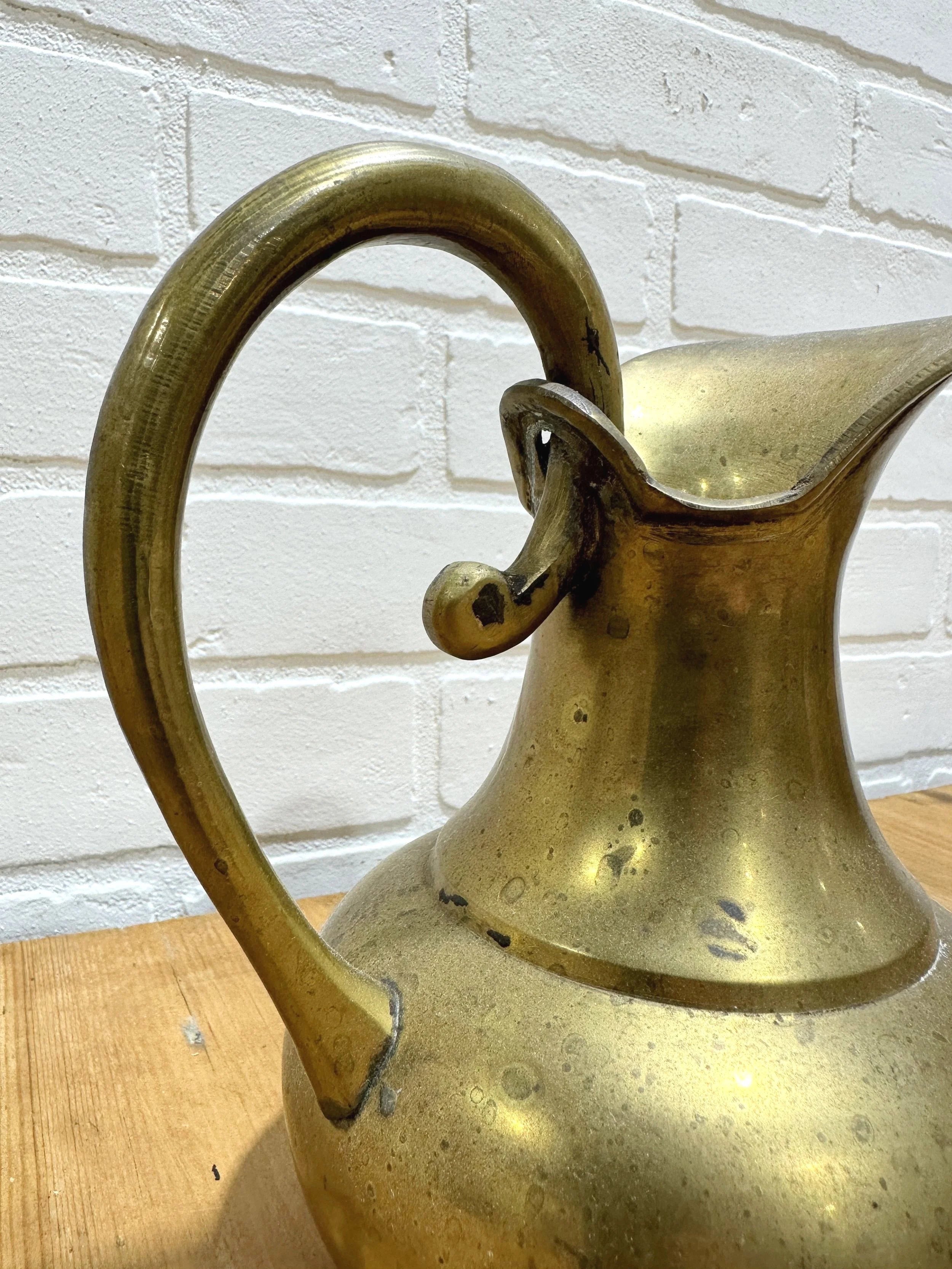Brass pitcher