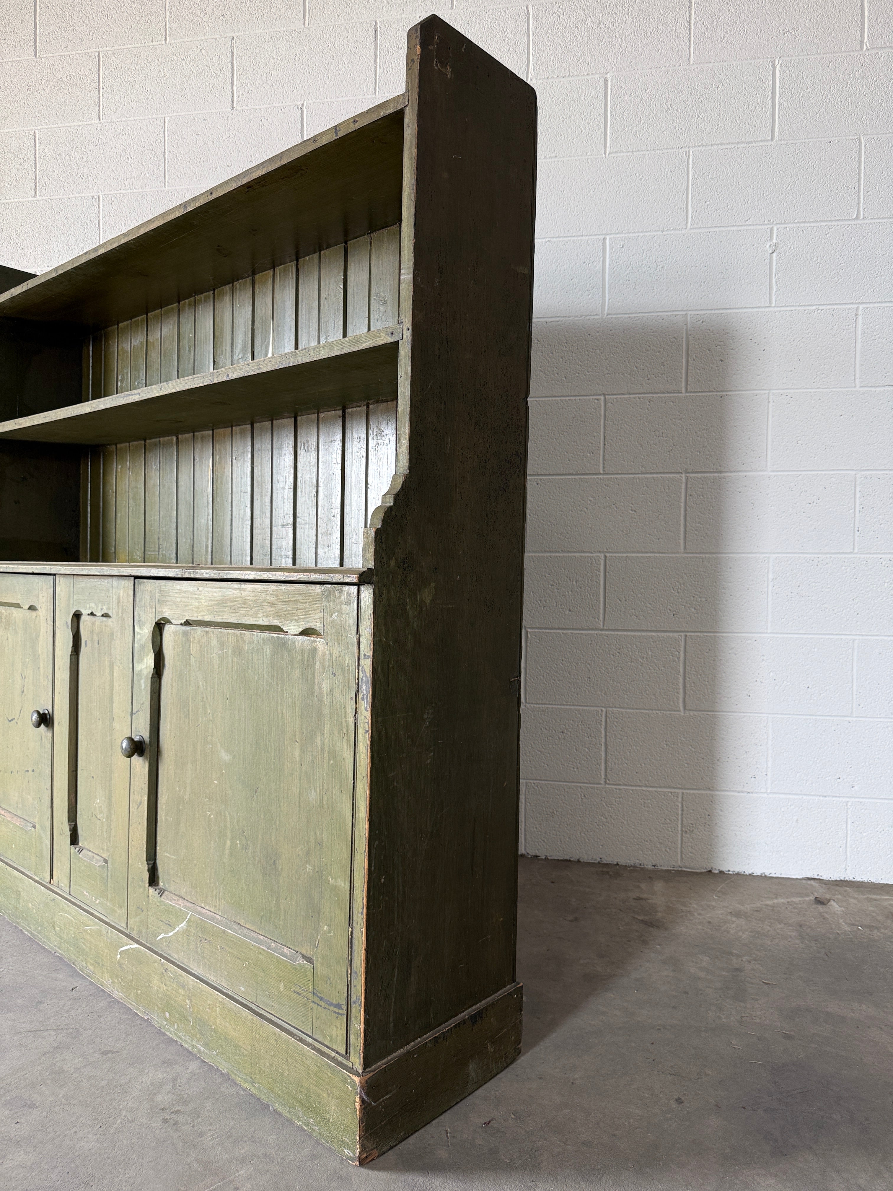 Antique pine hutch or cupboard