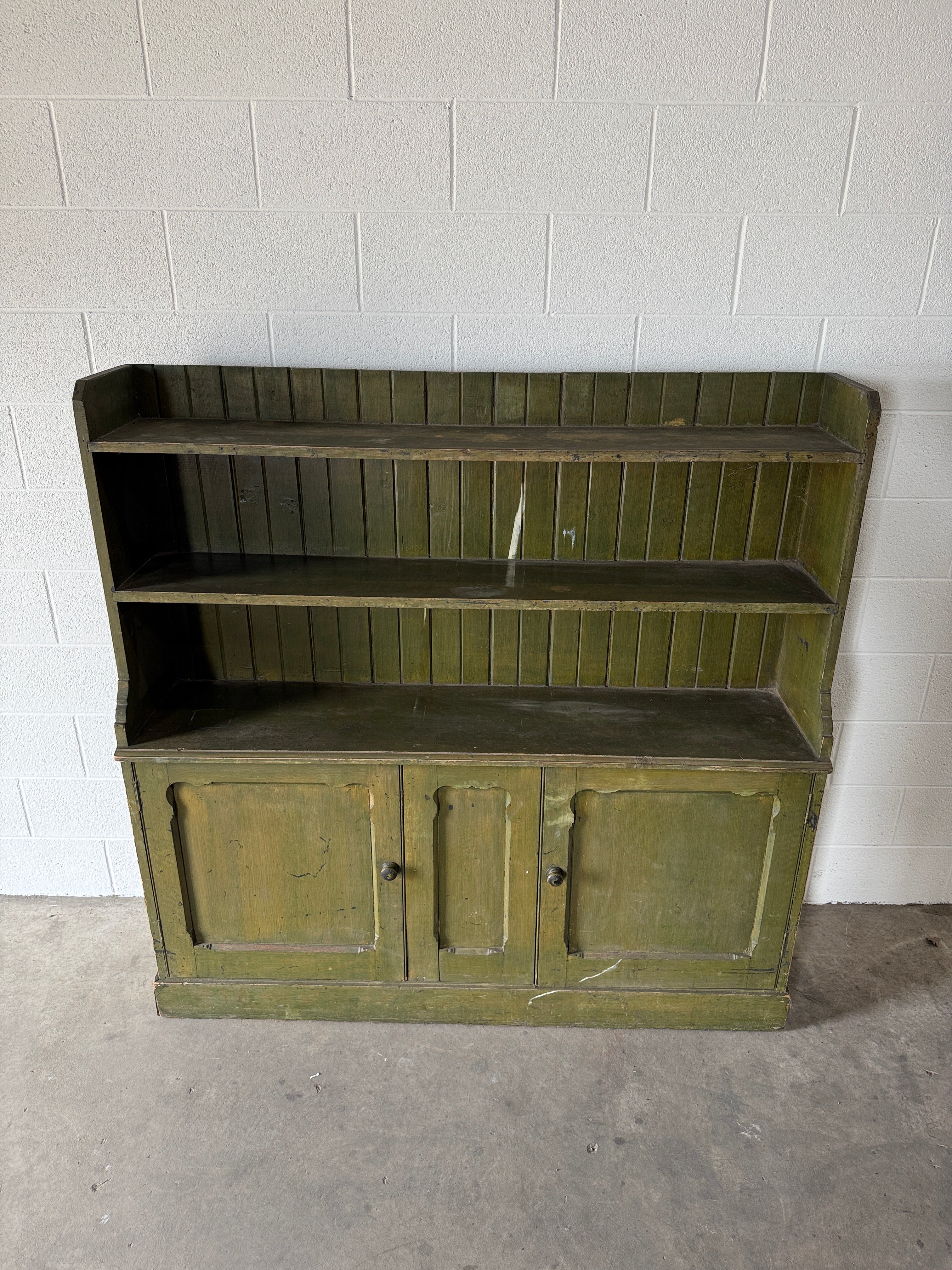 Antique pine hutch or cupboard