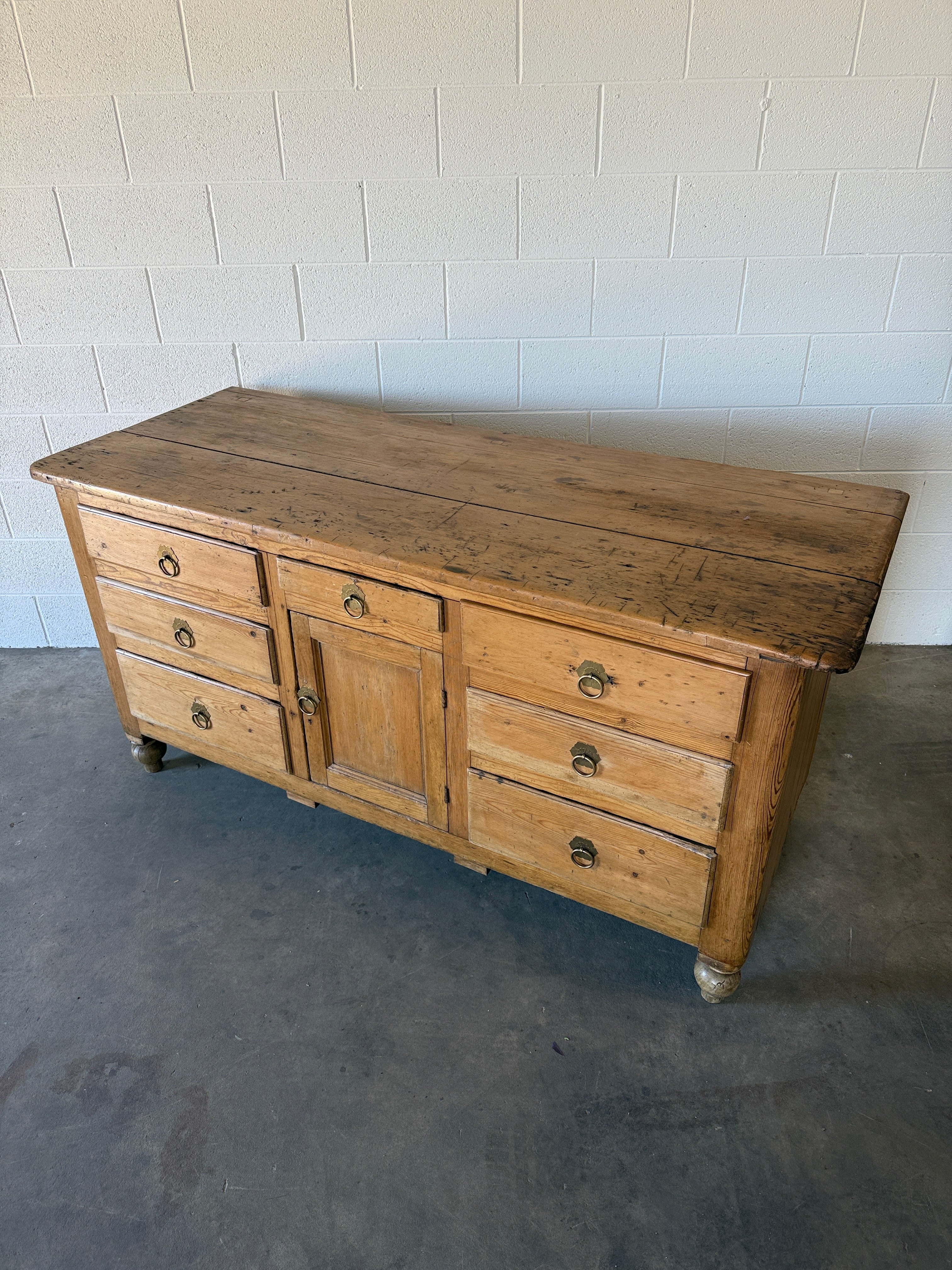 Antique pine sideboard