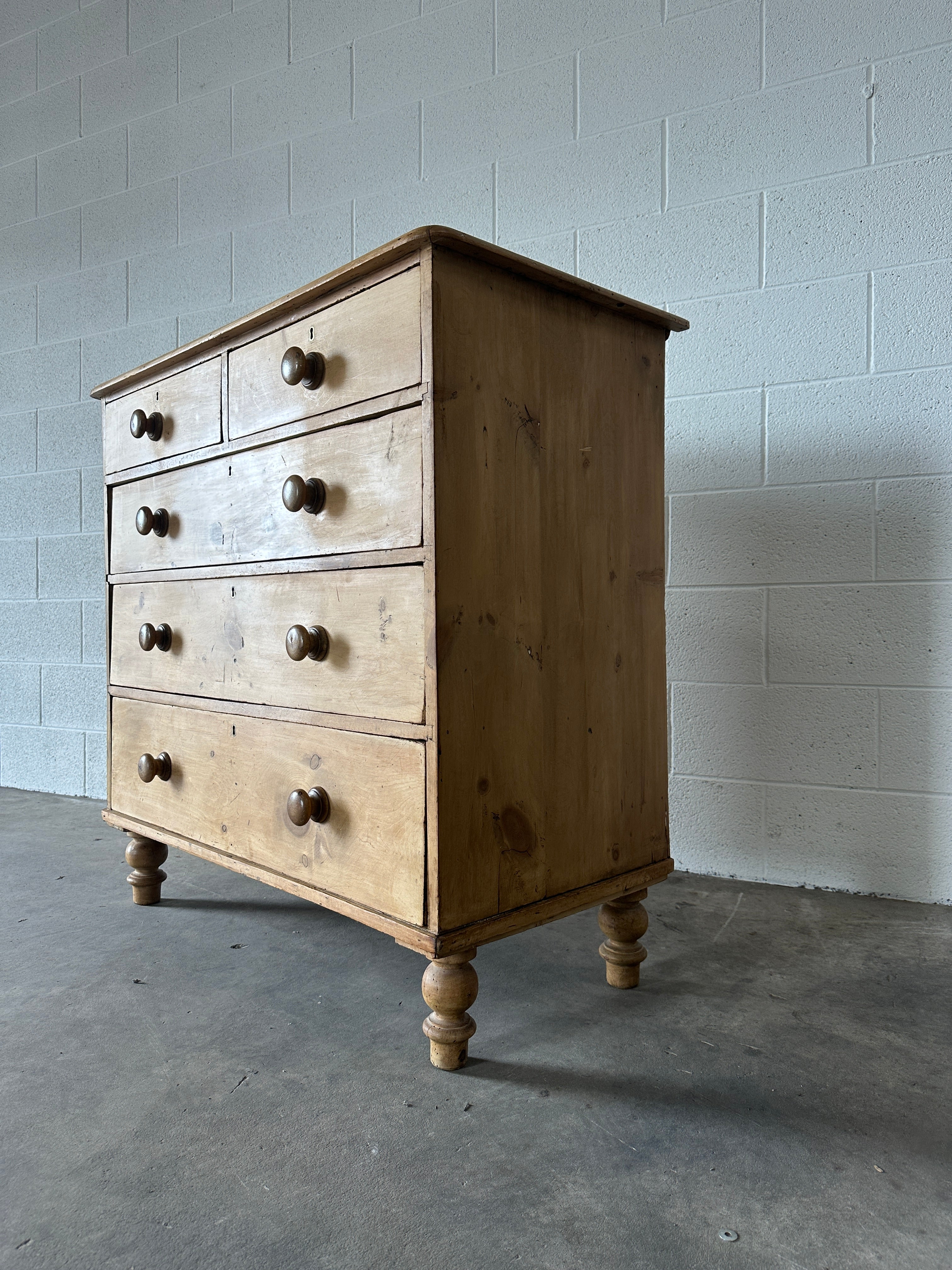 English Pine Chest of Drawers