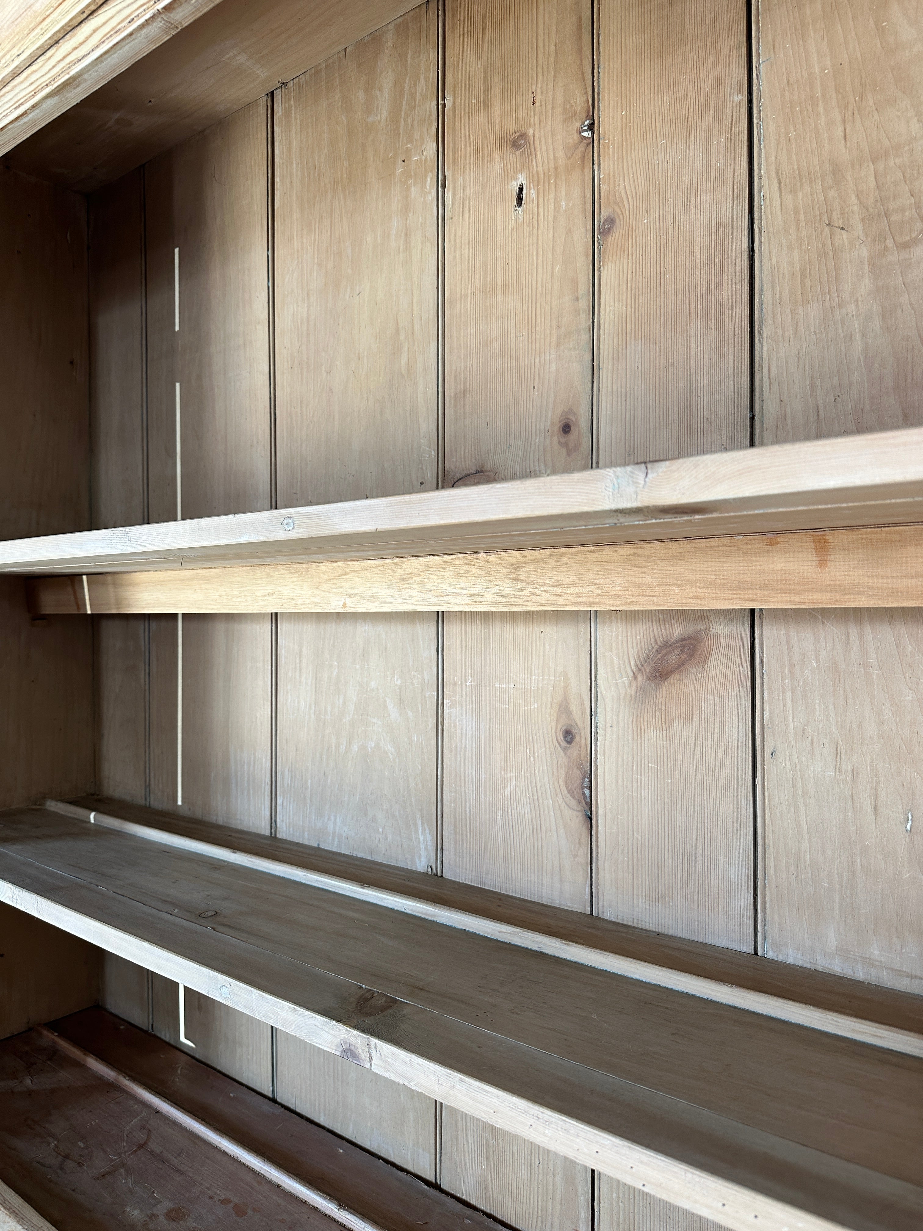 Incredible cornish hutch or cupboard with glass doors