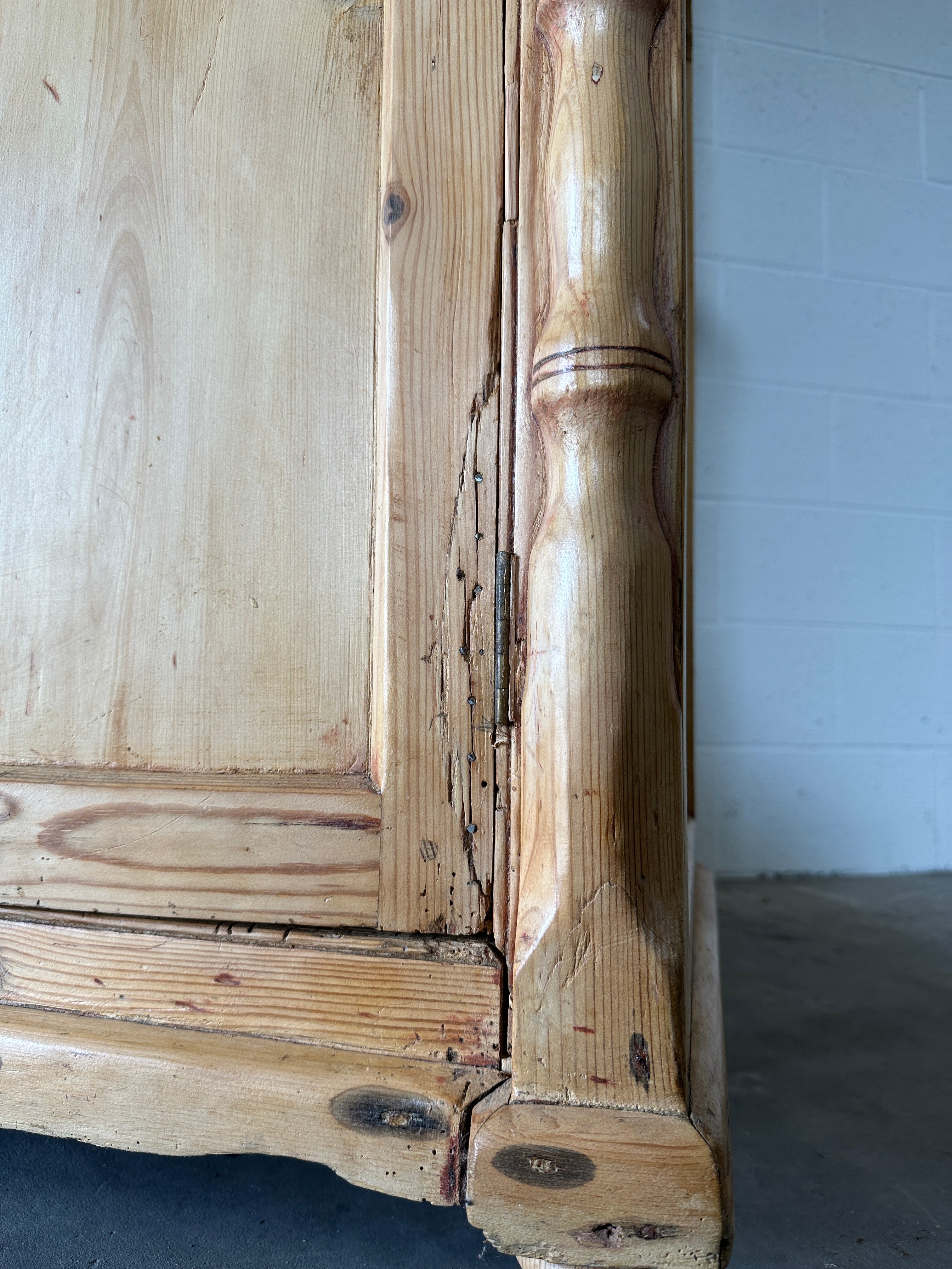 Incredible cornish hutch or cupboard with glass doors