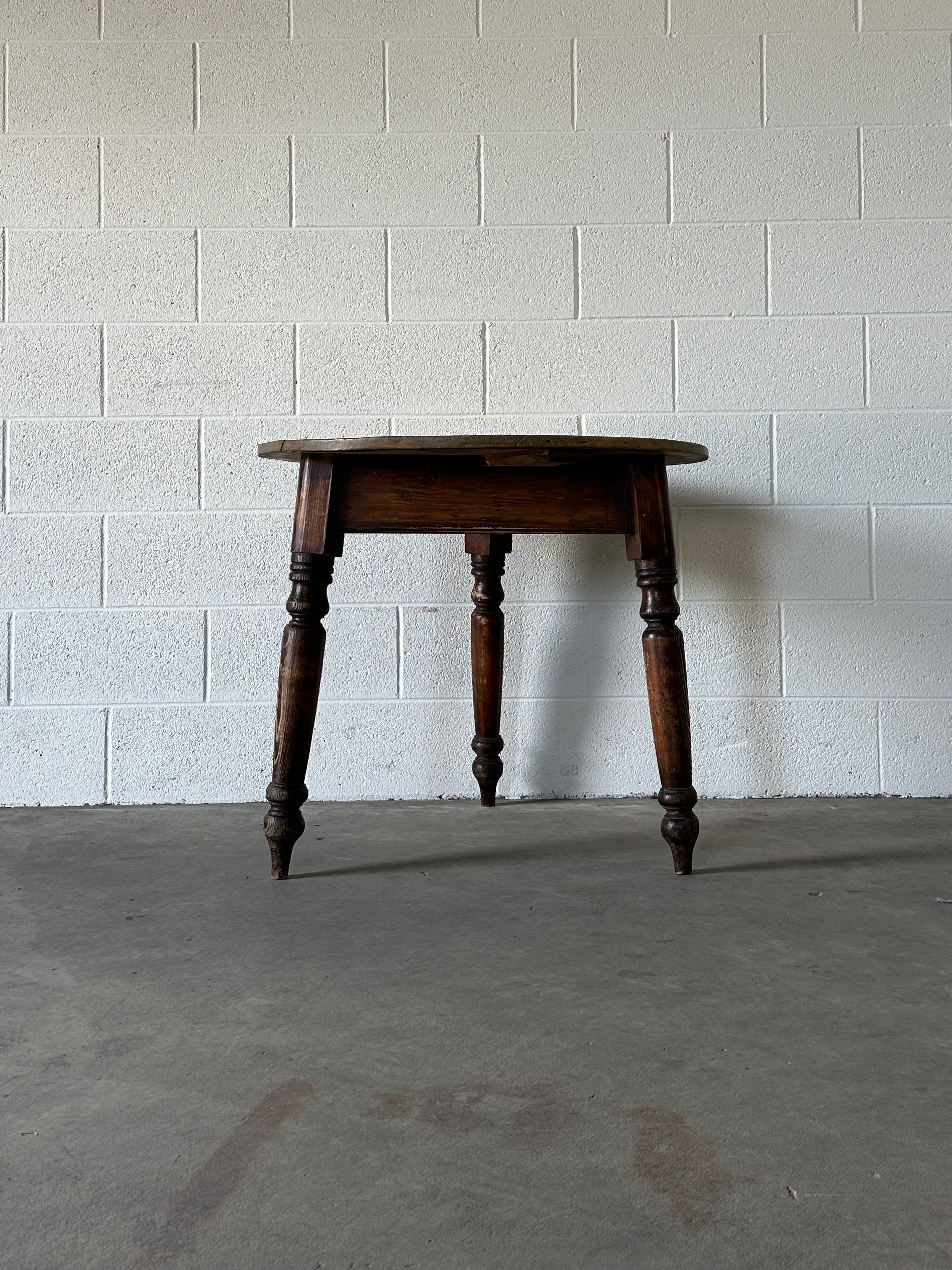 Antique English cricket table