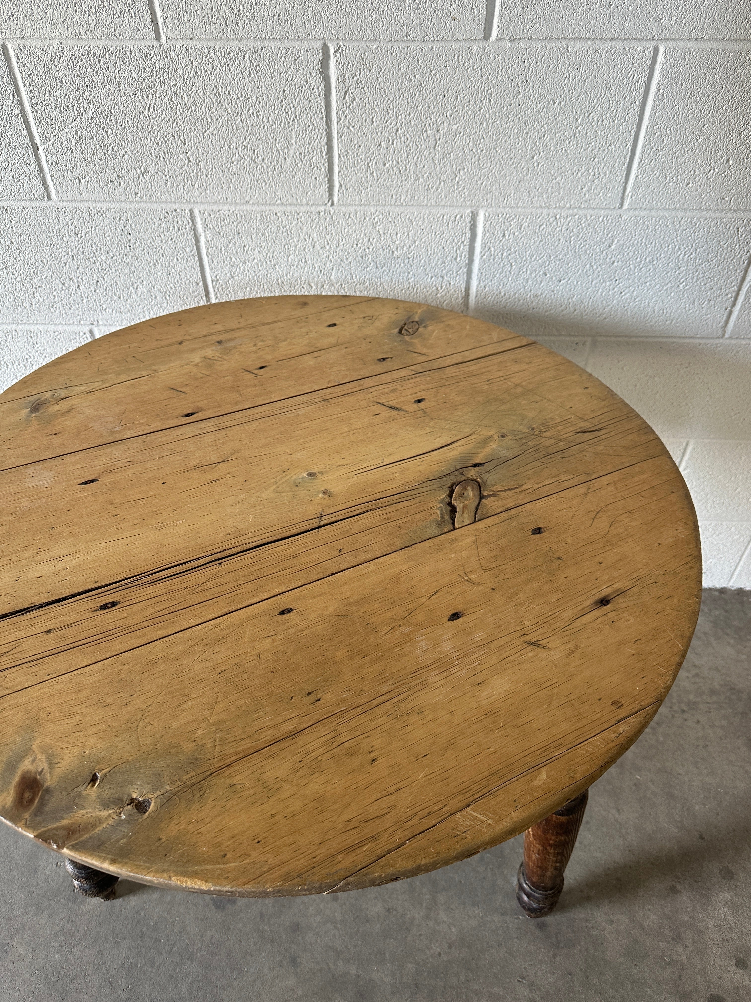 Antique English cricket table