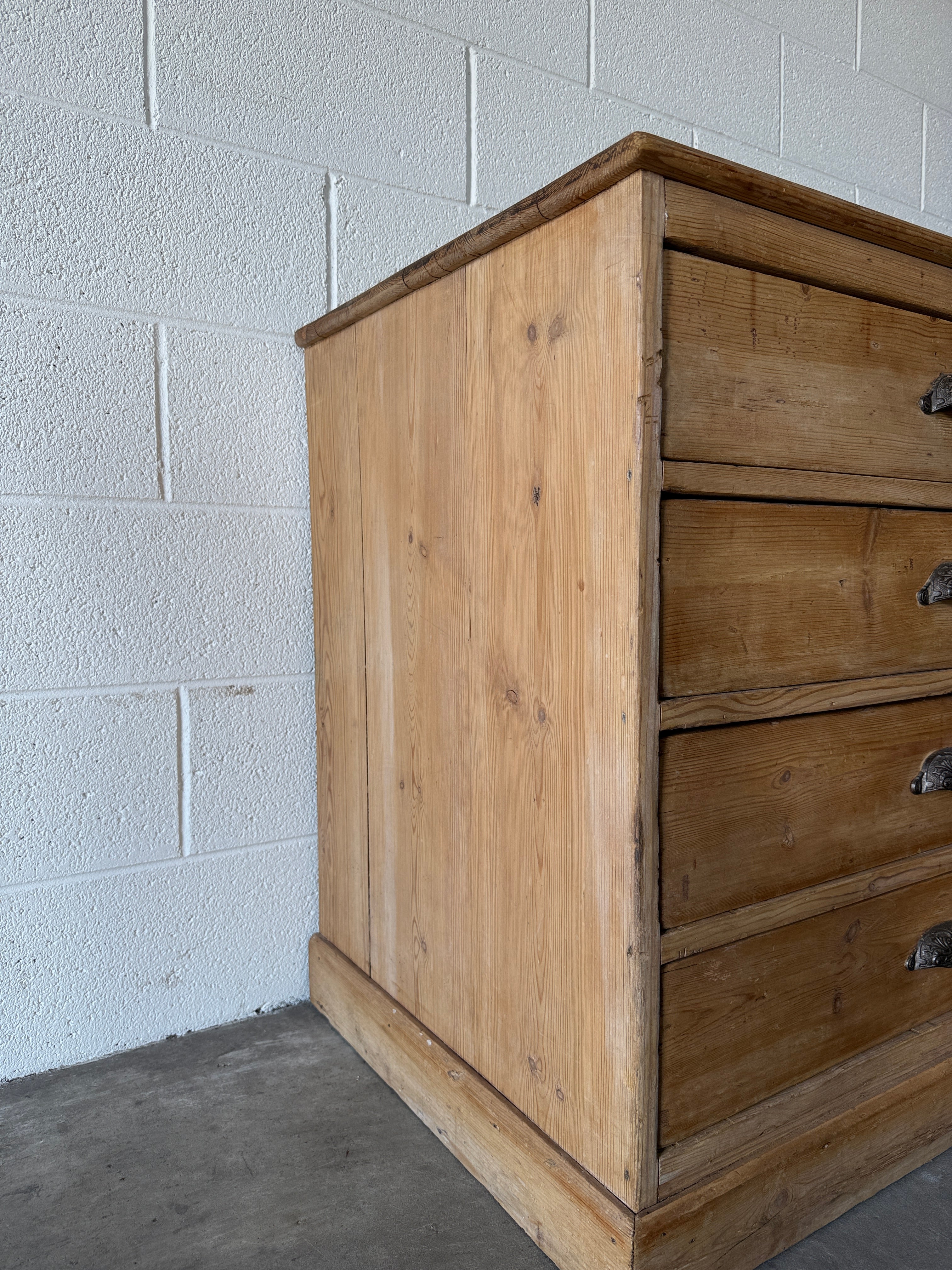 Antique bank of four drawers