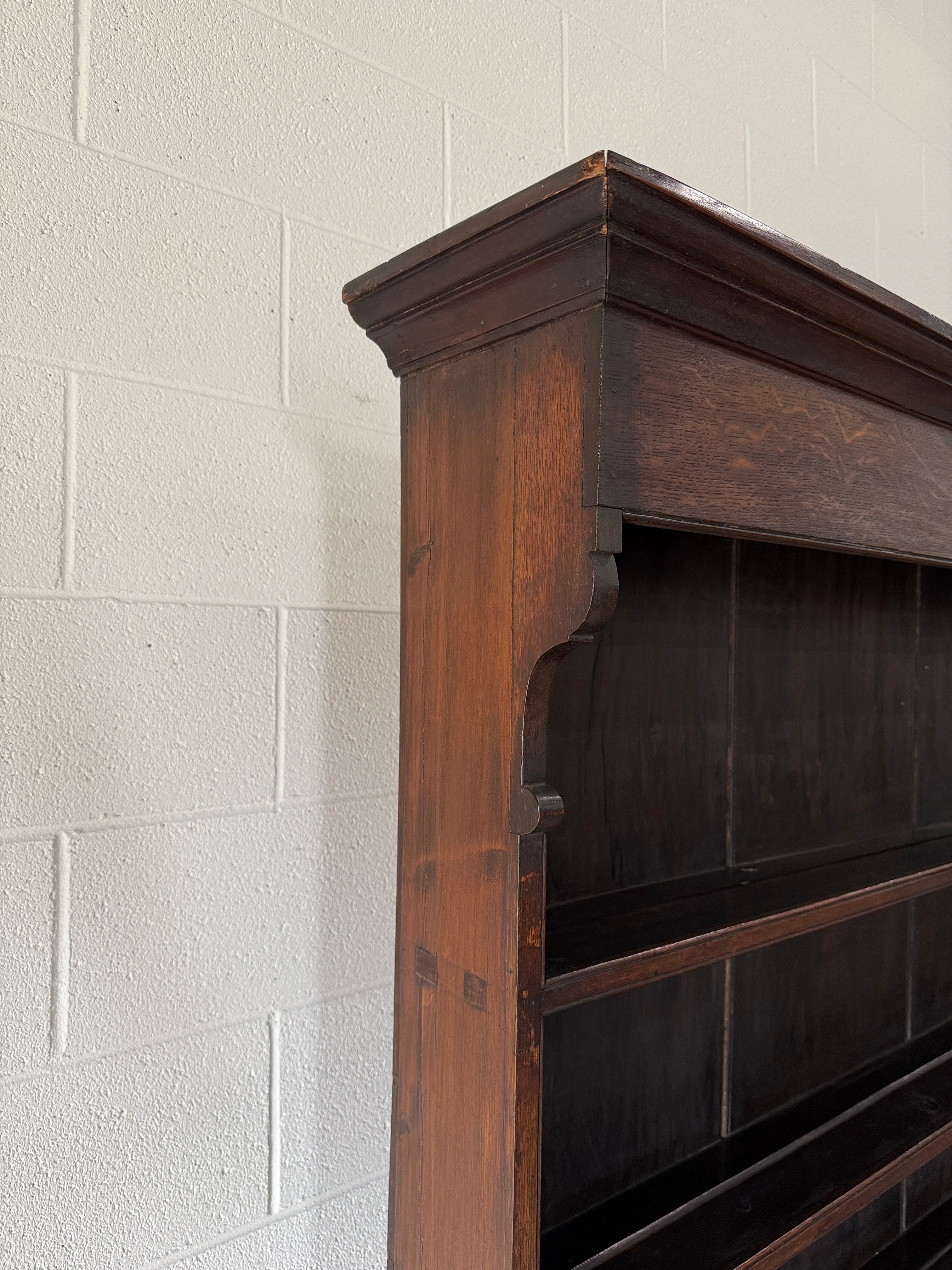 Gorgeous oak kitchen dresser or hutch- imported from England