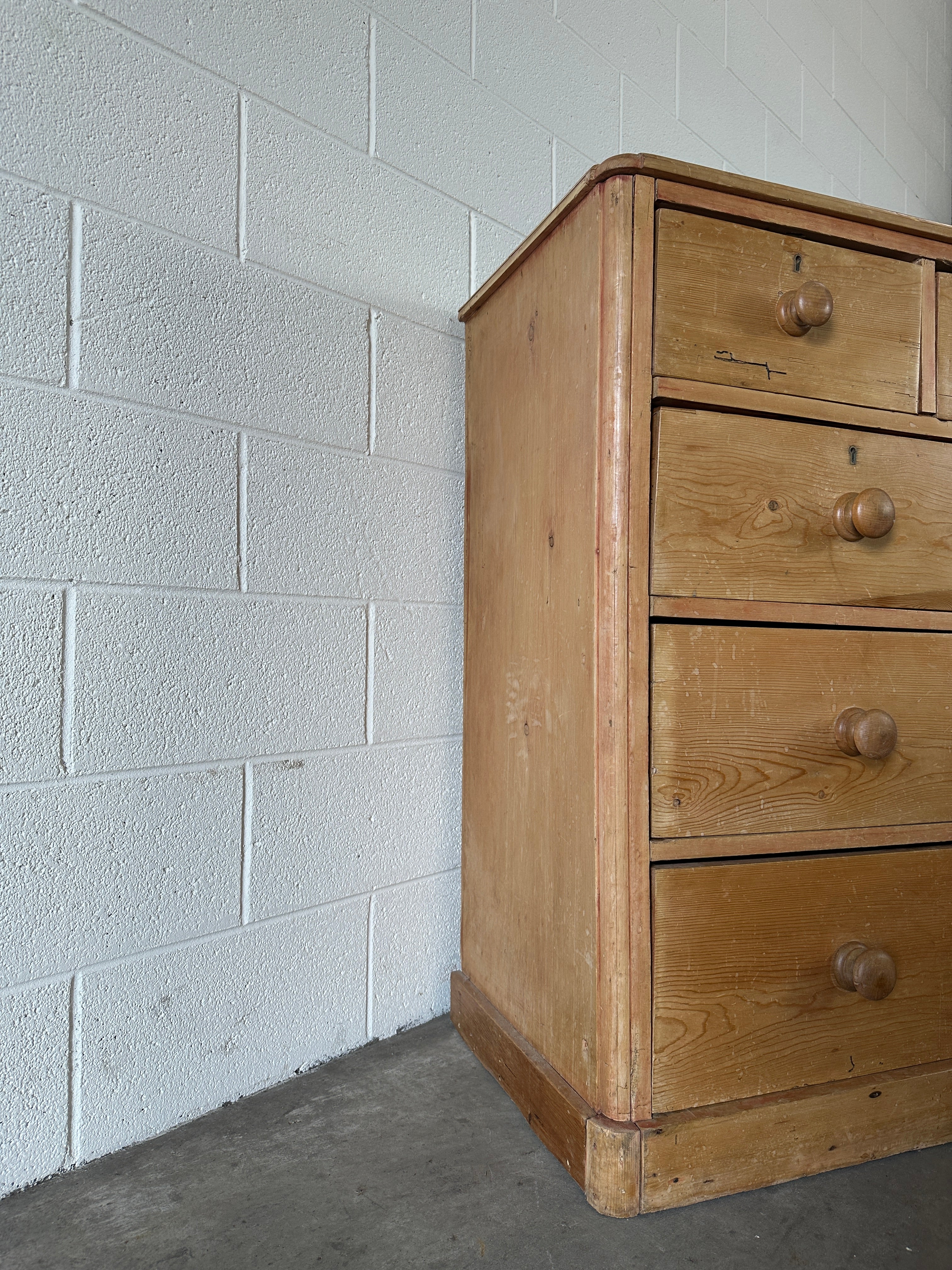 Victorian Pine Drawers with hidden compartment