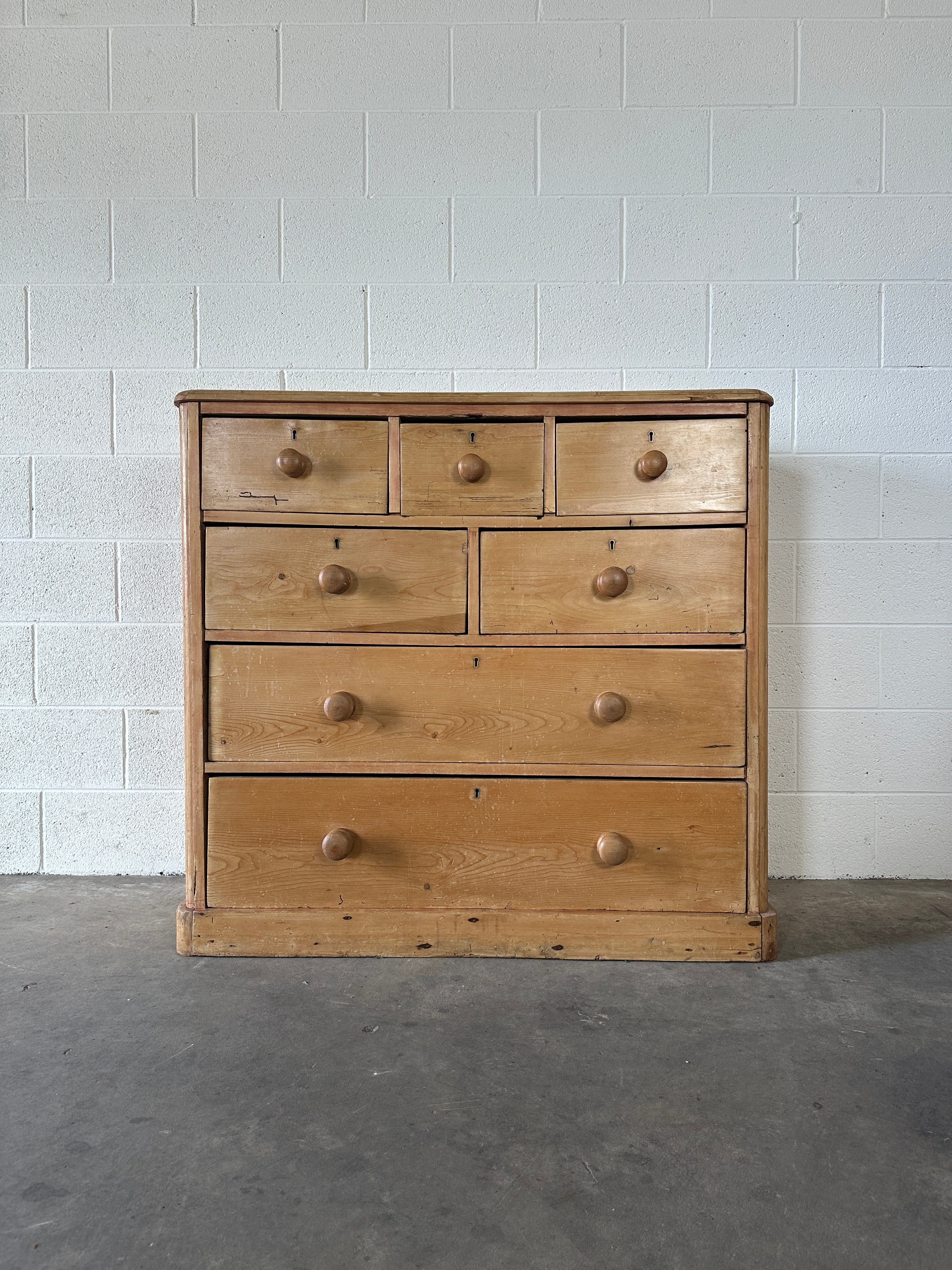 Victorian Pine Drawers with hidden compartment