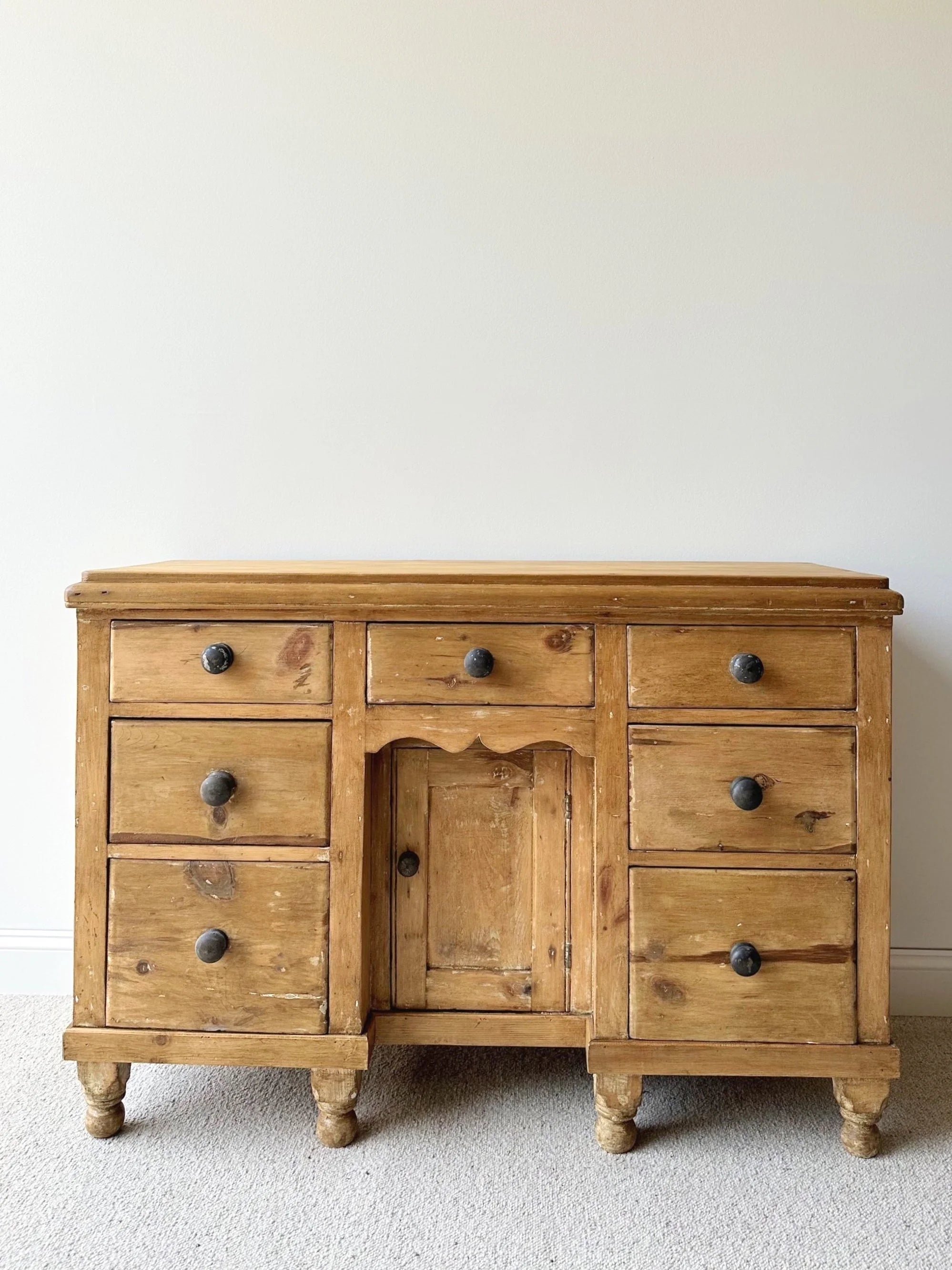 Victorian pine sideboard